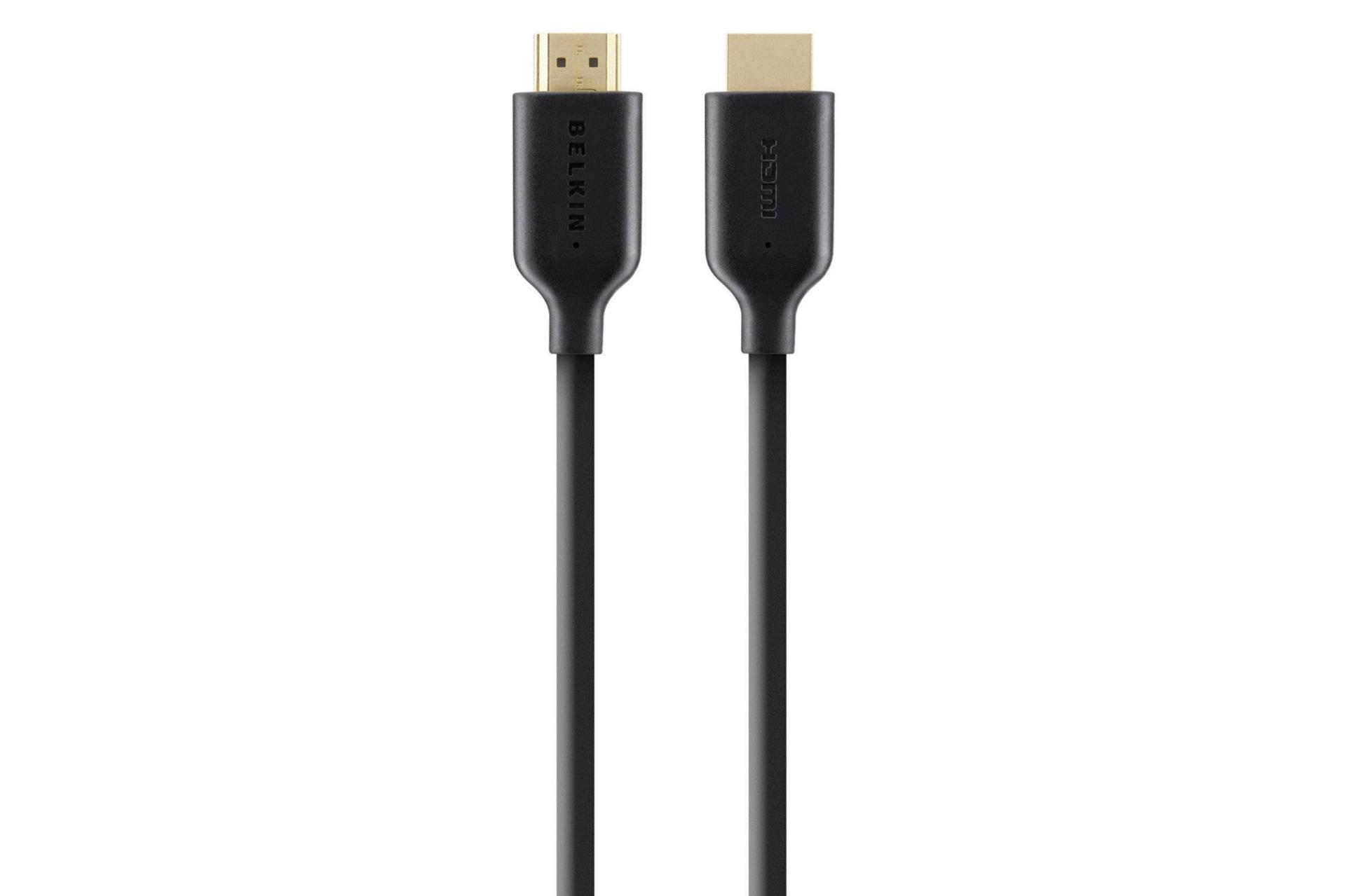 کابل HDMI بلکین F3Y021bt1M 4K 30hz نسخه 1.4 با طول 1 متر مشکی