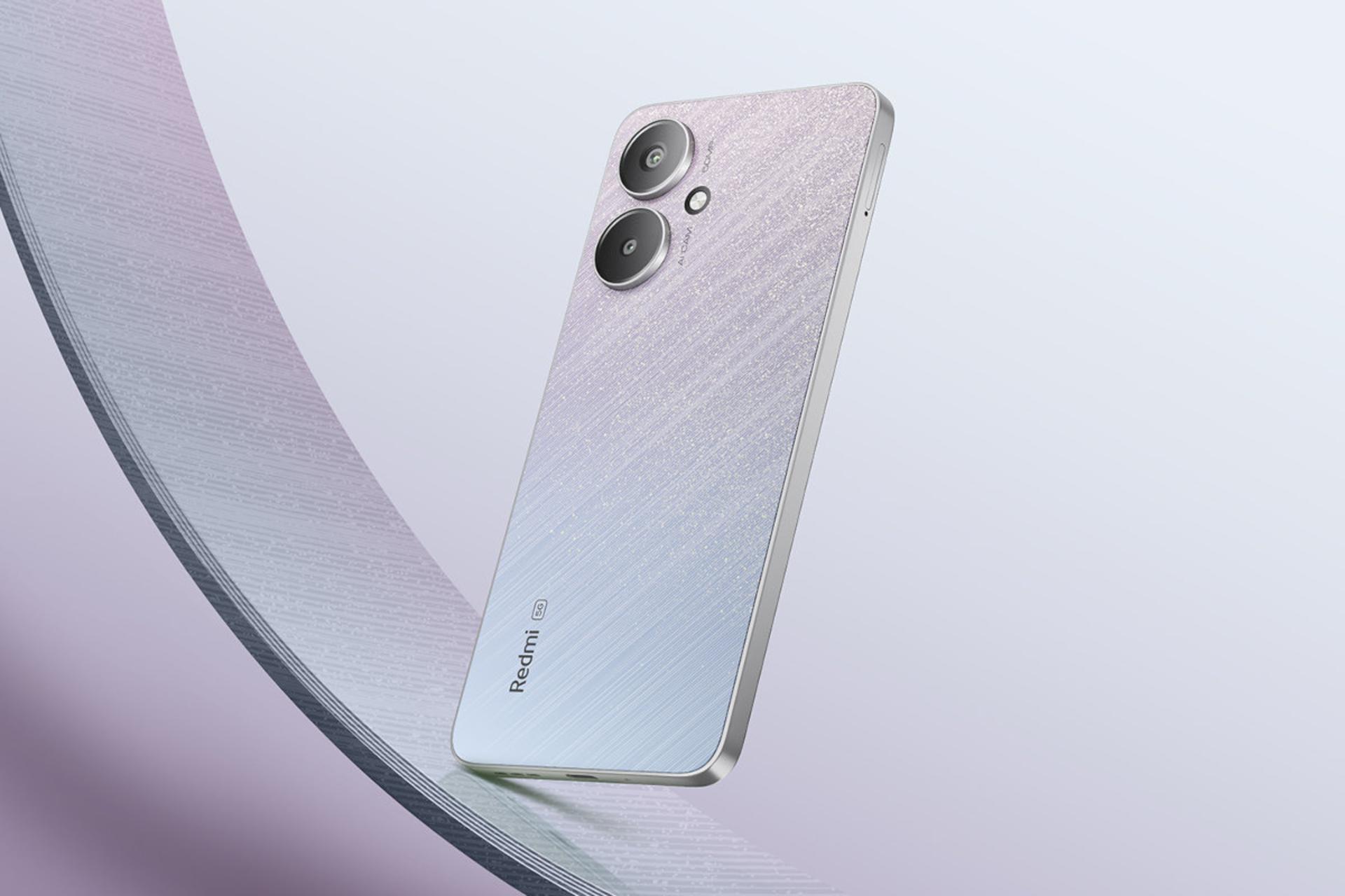 Xiaomi Redmi 13C 5G / پنل پشت و چینش دوربین گوشی موبایل ردمی 13C شیائومی 5G صورتی