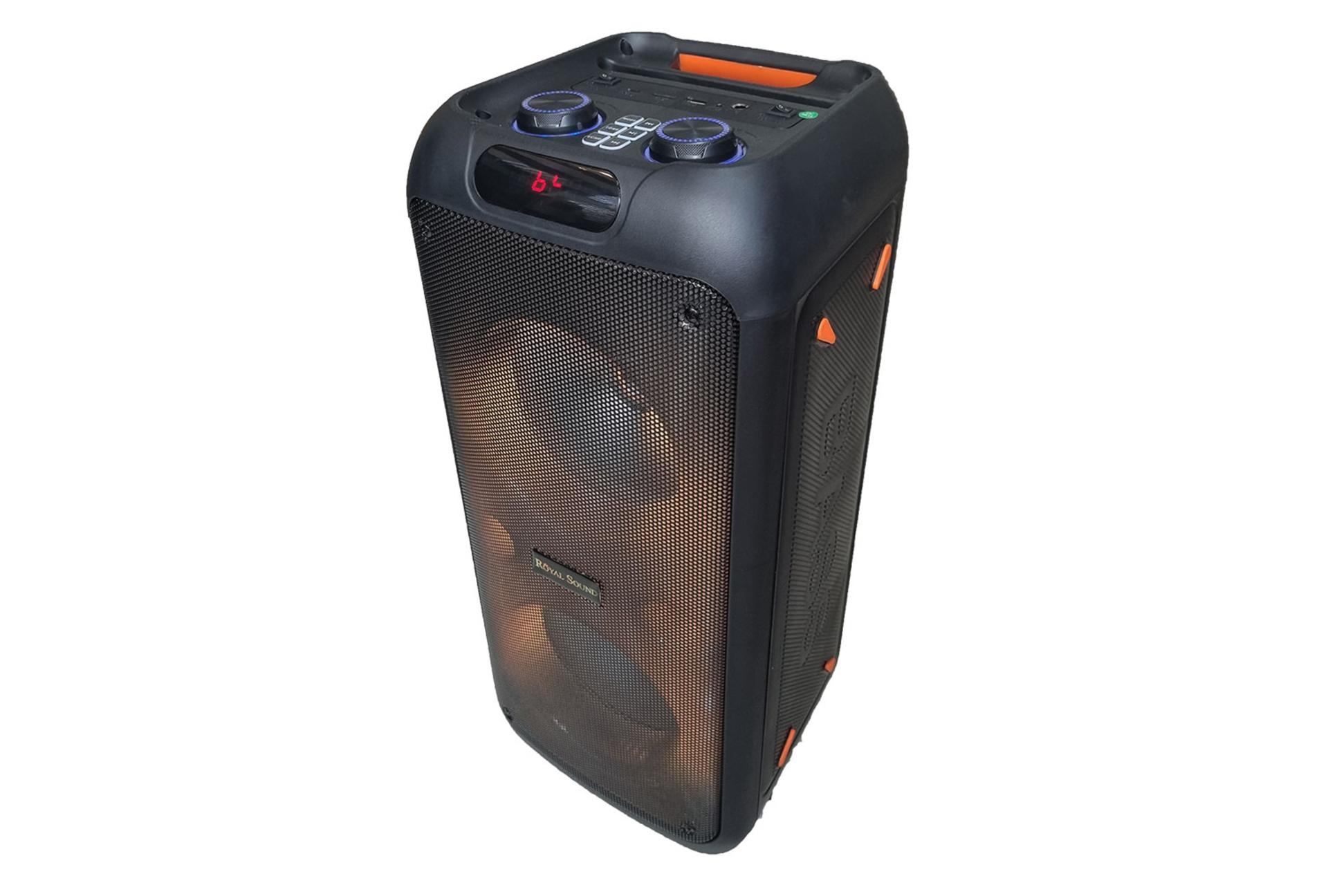 نمای بالا و دکمه های کنترل اسپیکر رویال ساند RS-D32