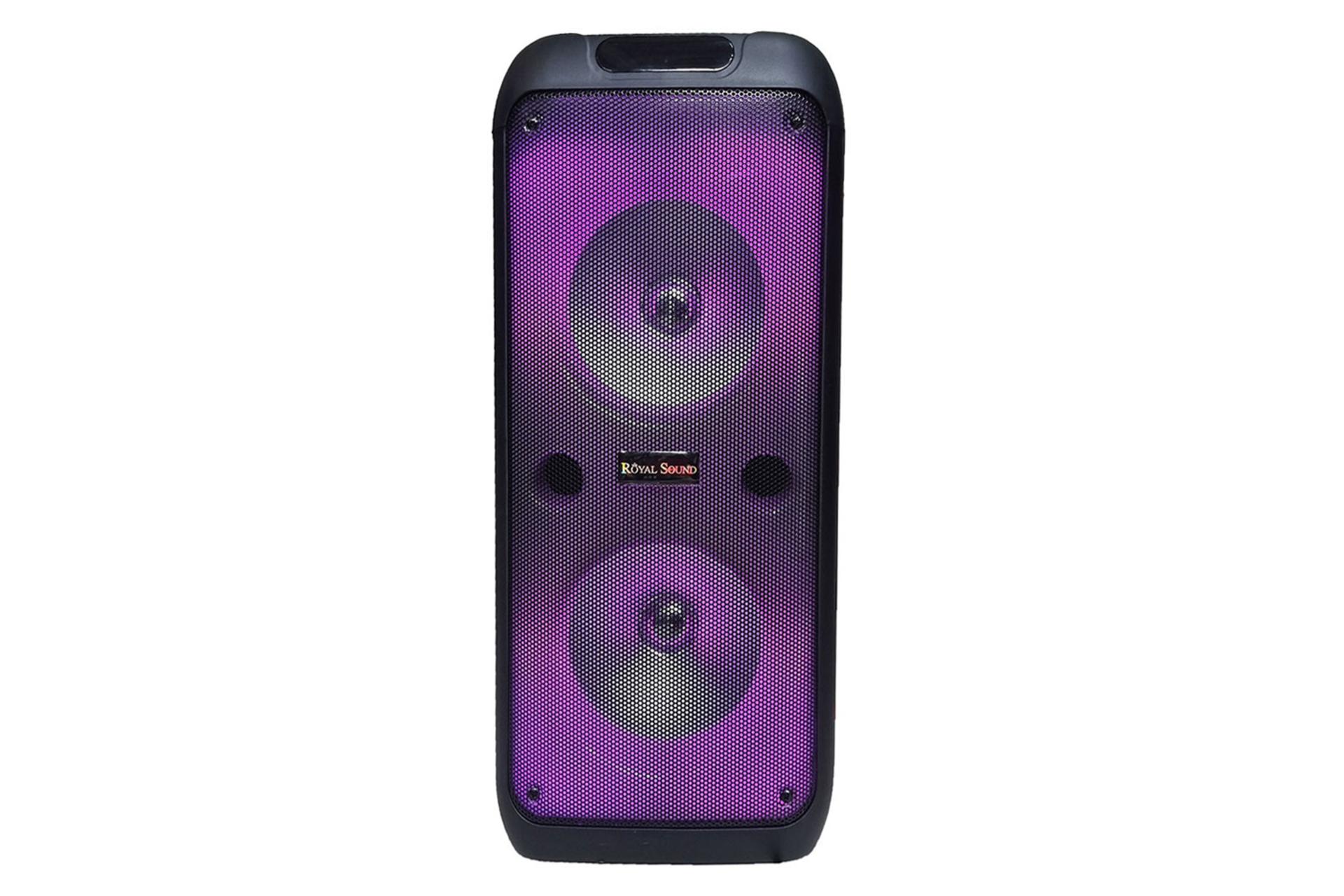 نمای جلو و نورپردازی اسپیکر رویال ساند RS-D32