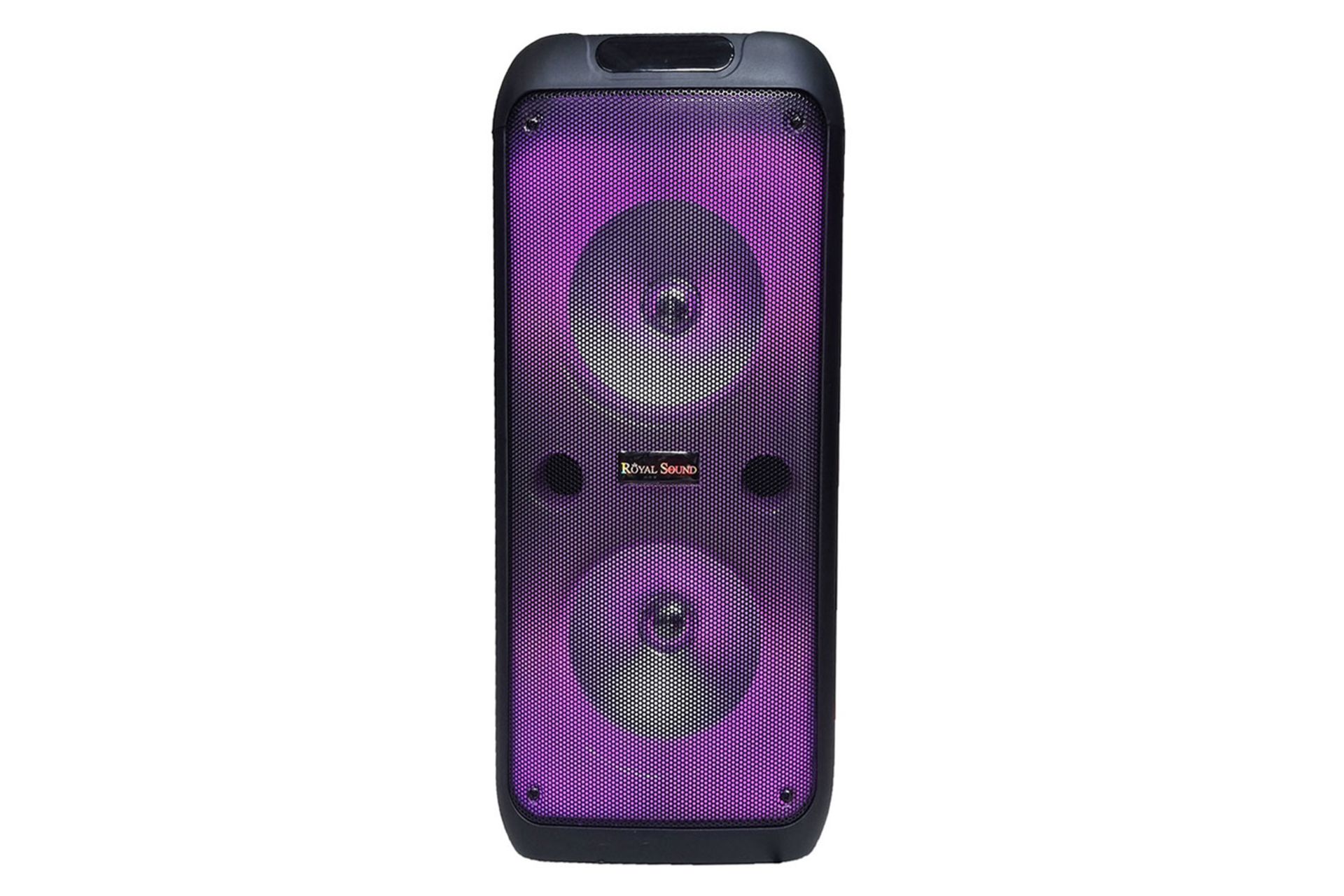 نمای جلو و نورپردازی اسپیکر رویال ساند RS-D32