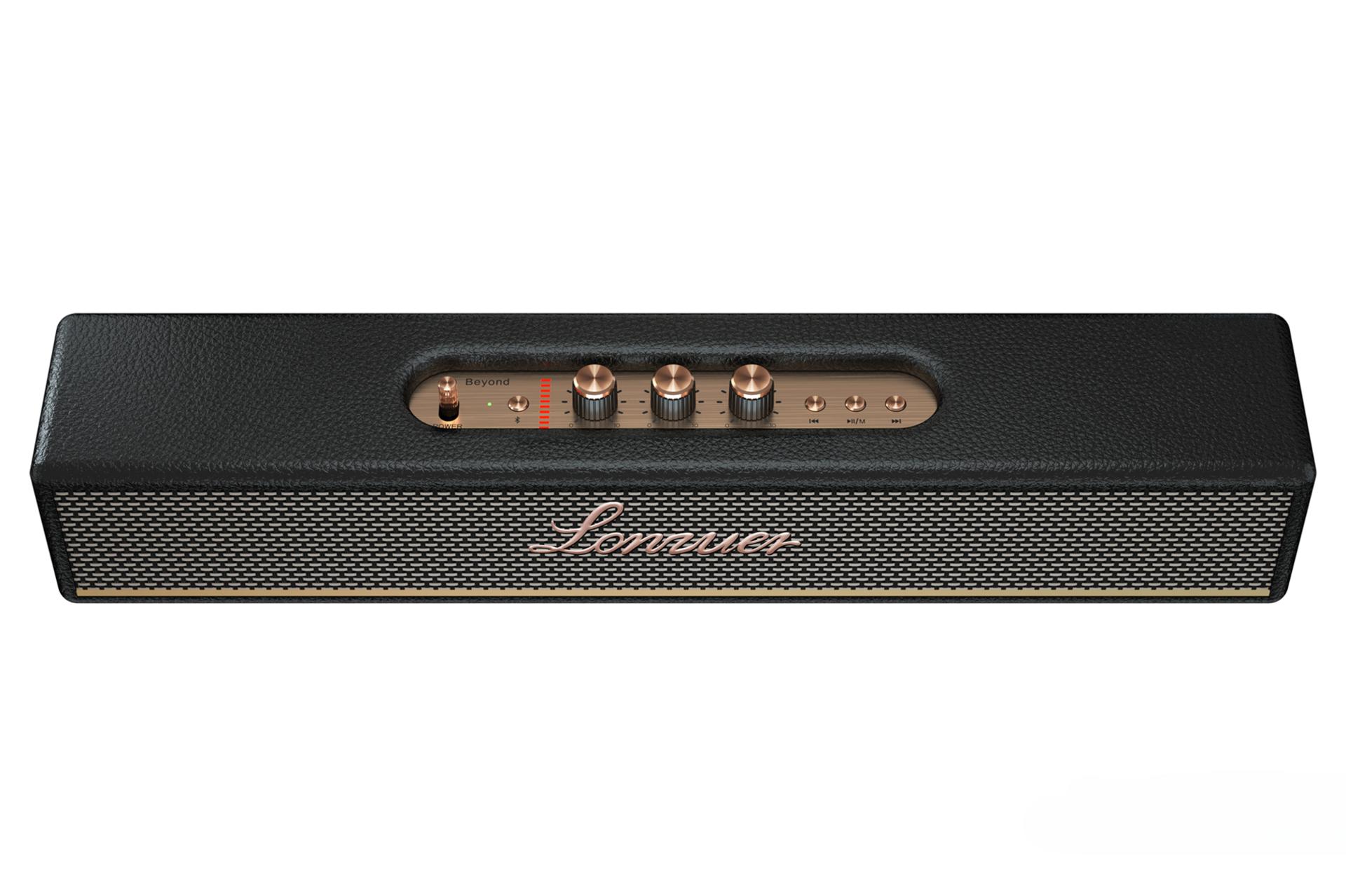 نمای بالا و دکمه های کنترل اسپیکر لونزور Beyond