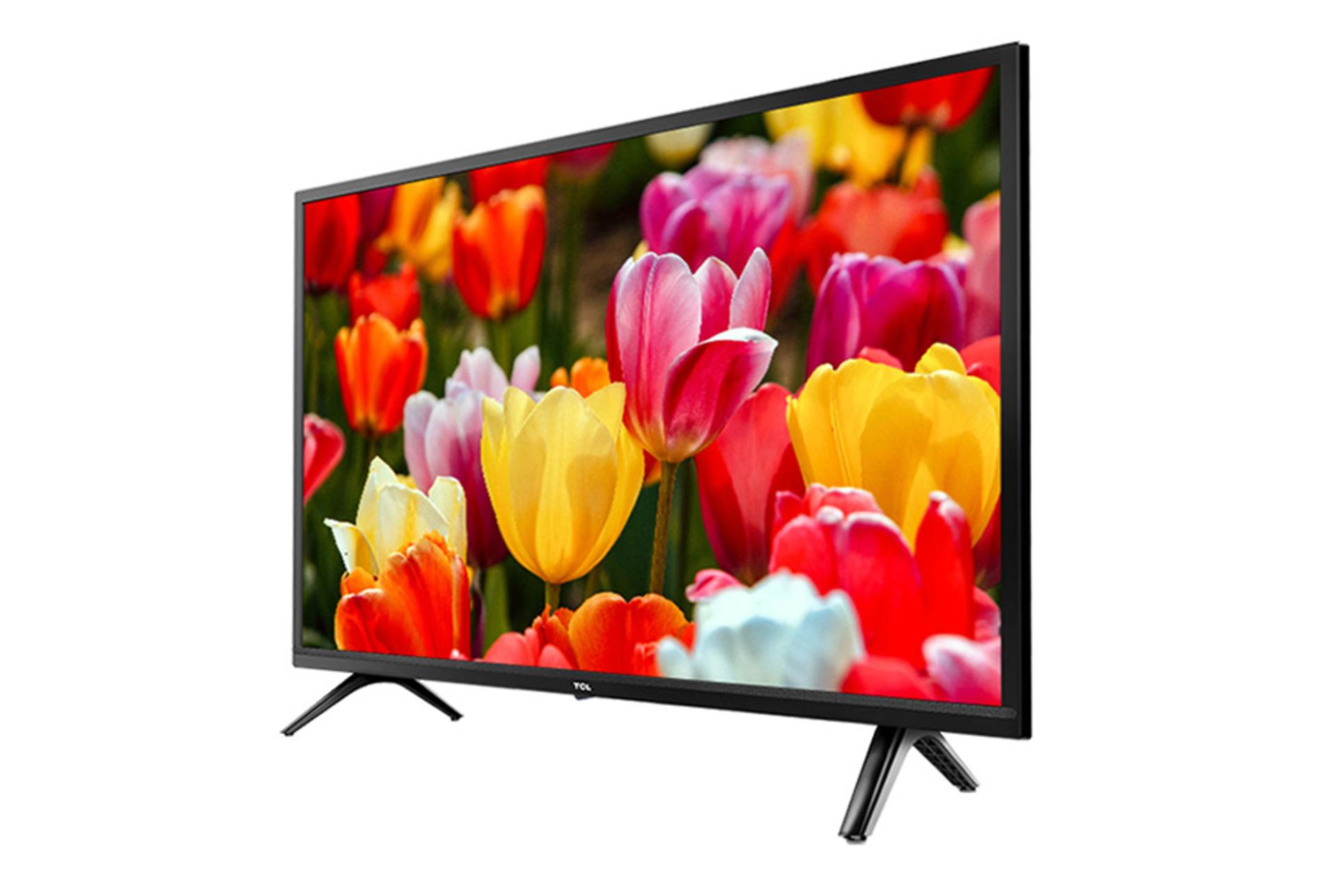 تلویزیون تی سی ال TCL 32D3200i نمای راست صفحه نمایش روشن