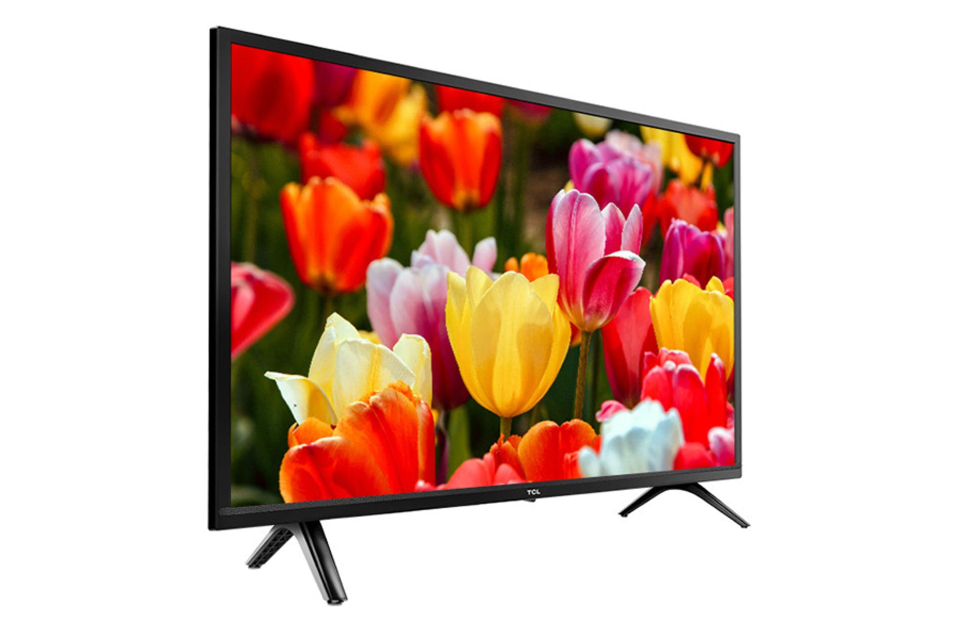 تلویزیون تی سی ال TCL 32D3200i نمای چپ صفحه نمایش روشن