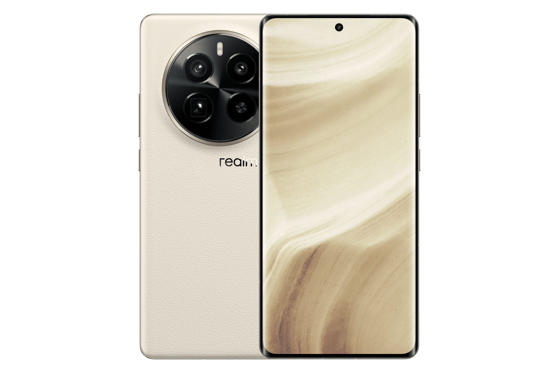 پنل جلو و پشت گوشی موبایل ریلمی GT5 پرو / Realme GT5 Pro کرم رنگ