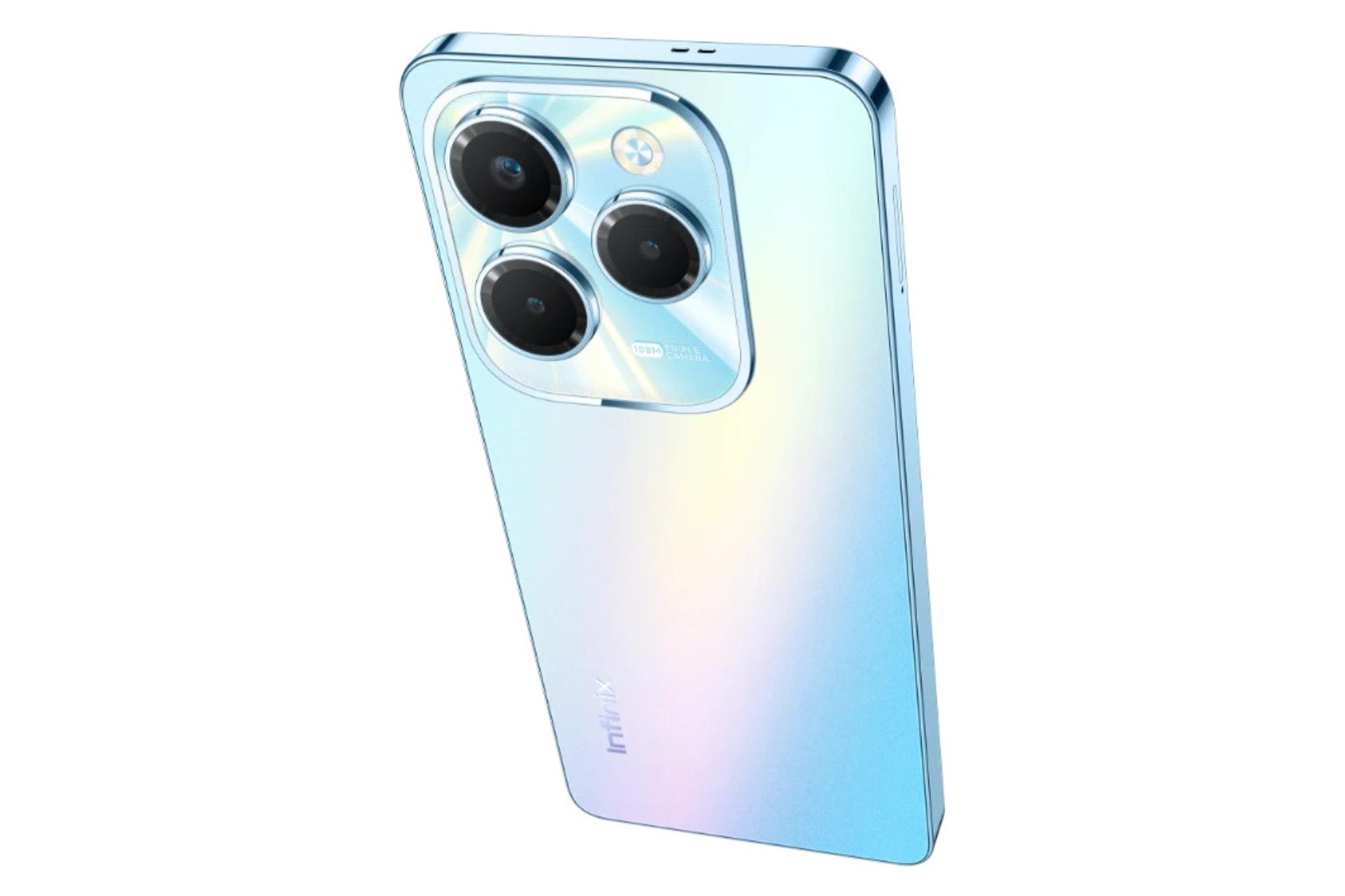 پنل پشت و چینش دوربین گوشی موبایل Hot 40 پرو اینفینیکس / Infinix Hot 40 Pro آبی