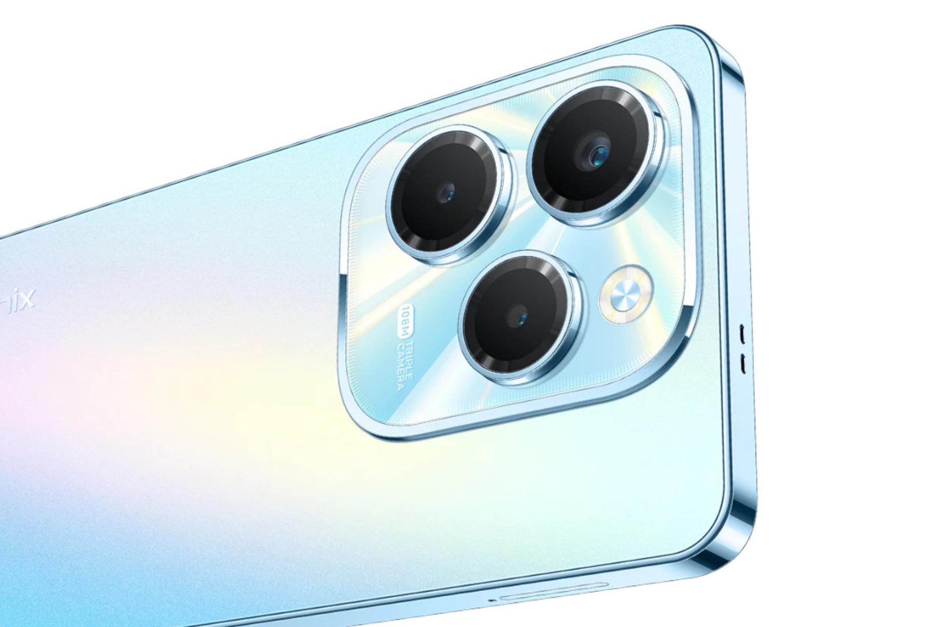 دوربین و چینش لنزهای گوشی موبایل Hot 40 پرو اینفینیکس / Infinix Hot 40 Pro آبی