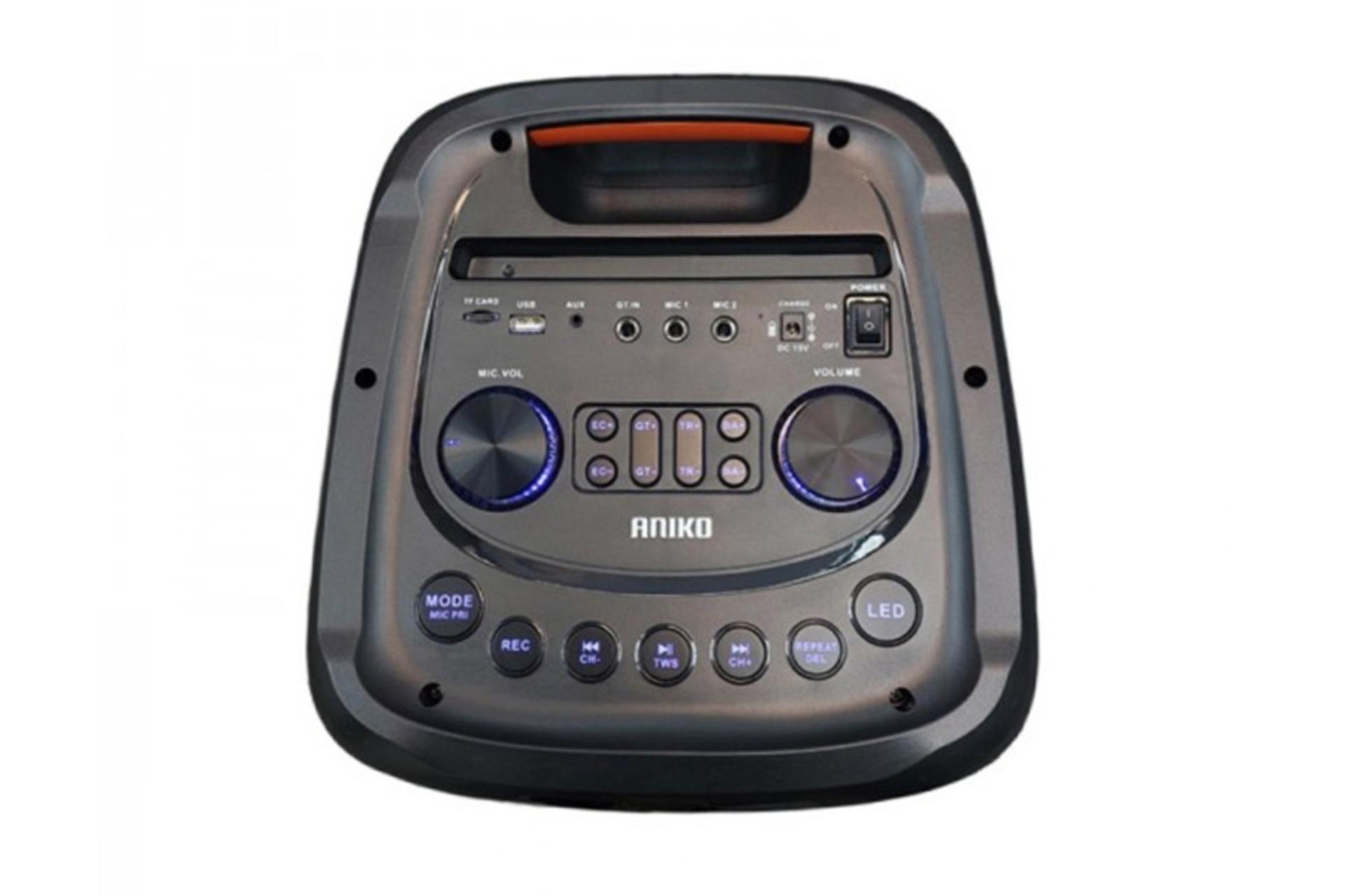 دکمه های کنترل و کانکتور اسپیکر پی نت ANIKO CH-8818