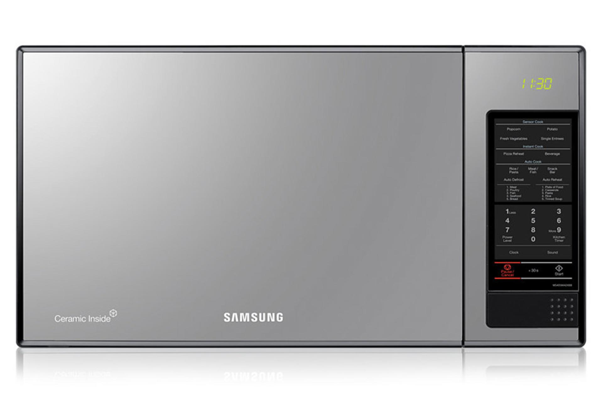 مرجع متخصصين ايران مايكروويو سامسونگ Samsung MS405MADXBB نماي جلو