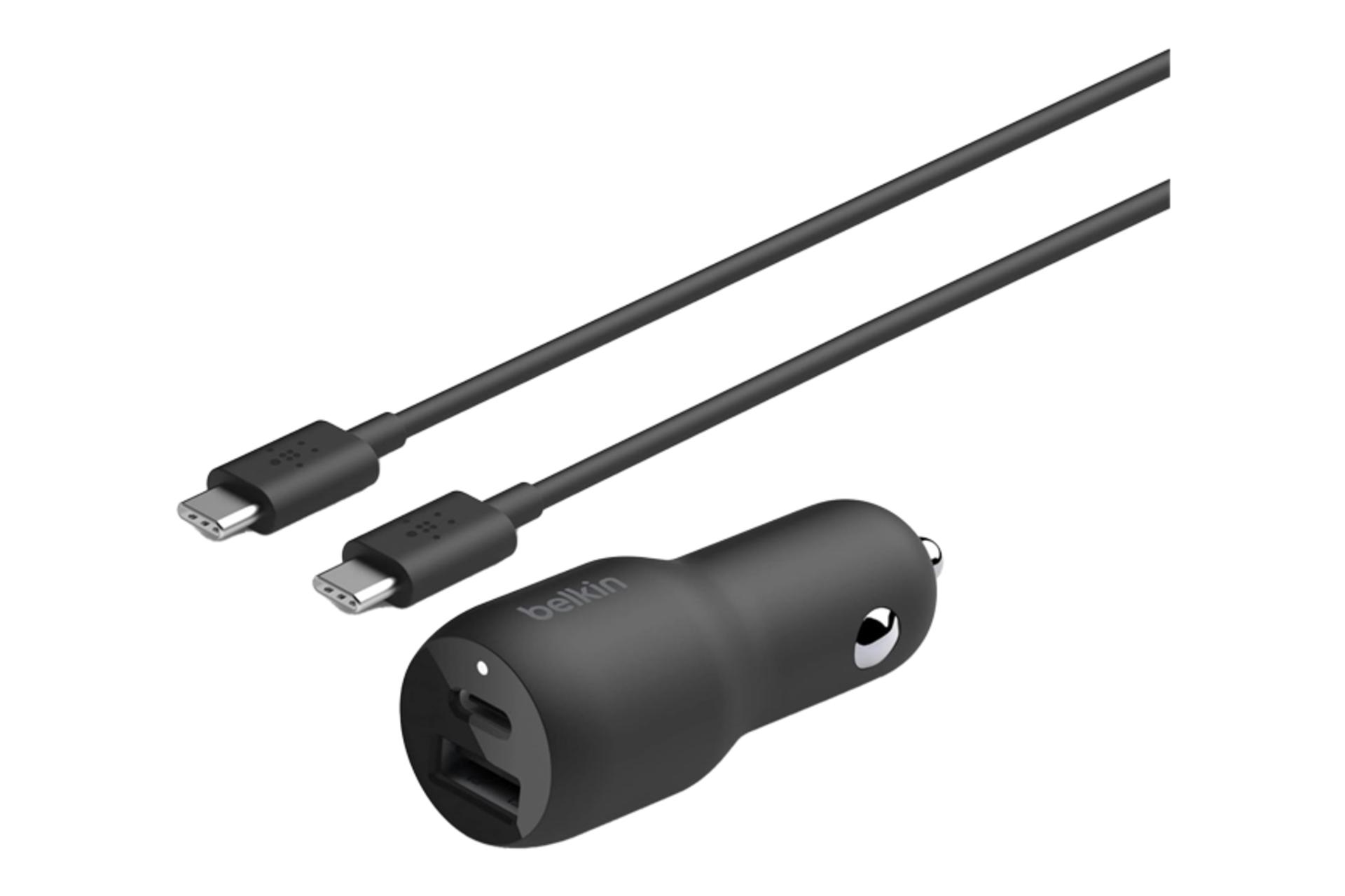 شارژ فندکی بلکین ccb004bt به همراه کابل