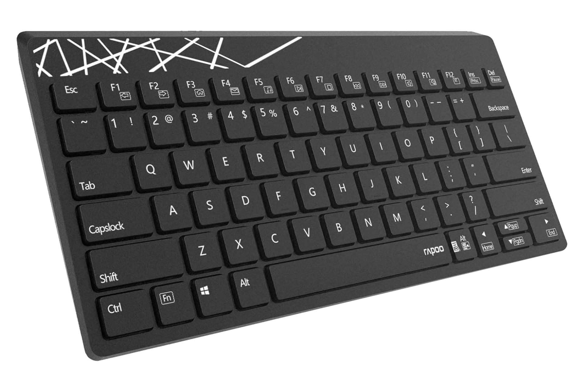 کیبورد رپو K800 رنگ مشکی