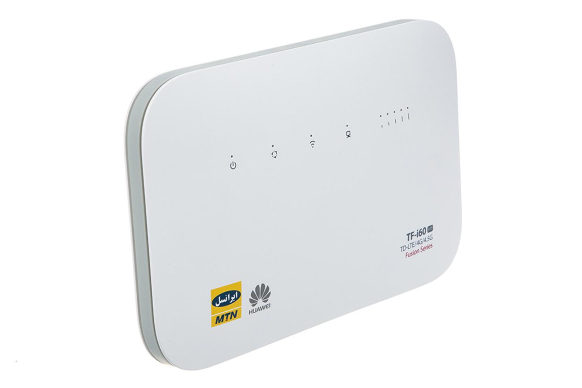 نمای کناری مودم و روتر سیم‌ کارتی ایرانسل Irancell TF-i60 H1