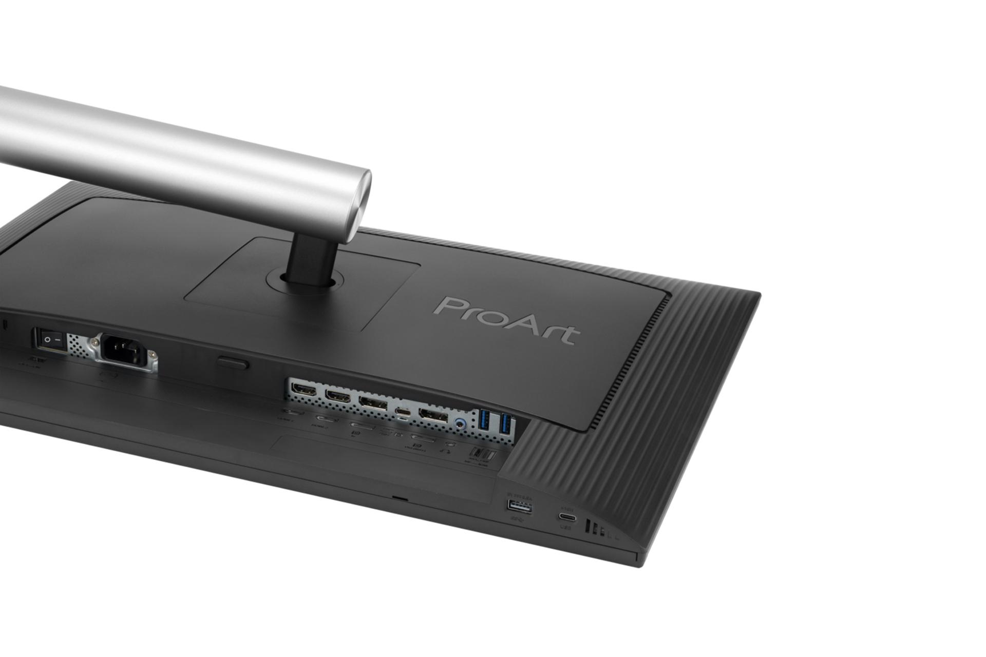 نمای پایین و کانکتورهای مانیتور ایسوس 24 اینچ مدل ProArt PA248CRV