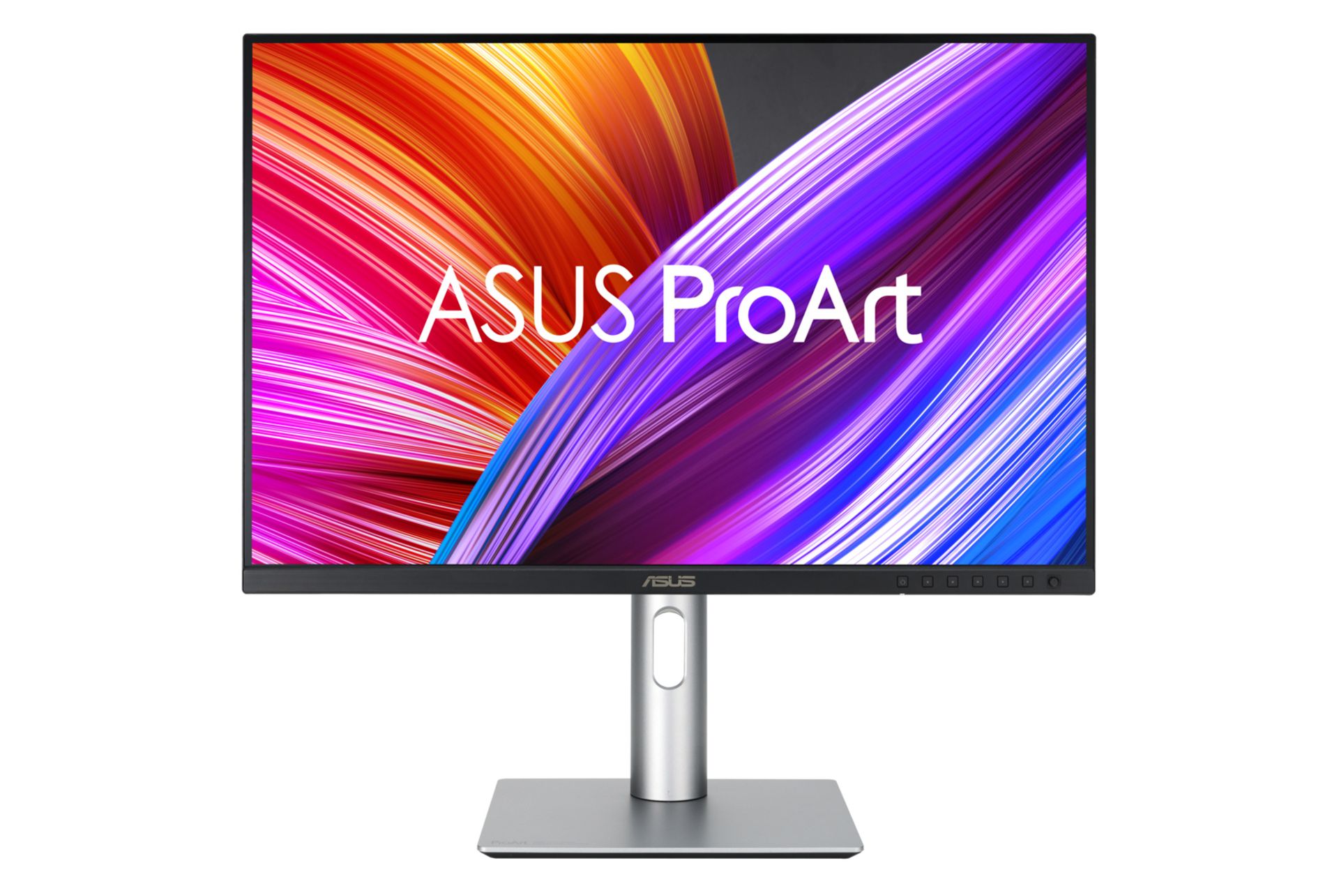 نمای جلو و لوگوی مانیتور ایسوس 24 اینچ مدل ProArt PA248CRV