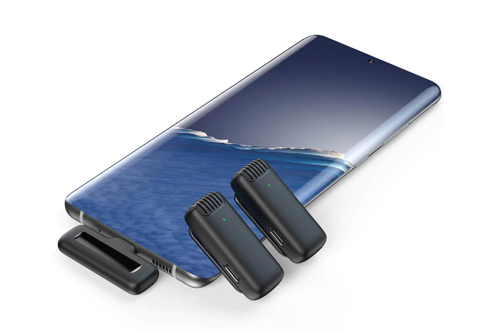 کانکتور و اتصال میکروفون اپیکسل J13 3-In-1 Wireless Microphones