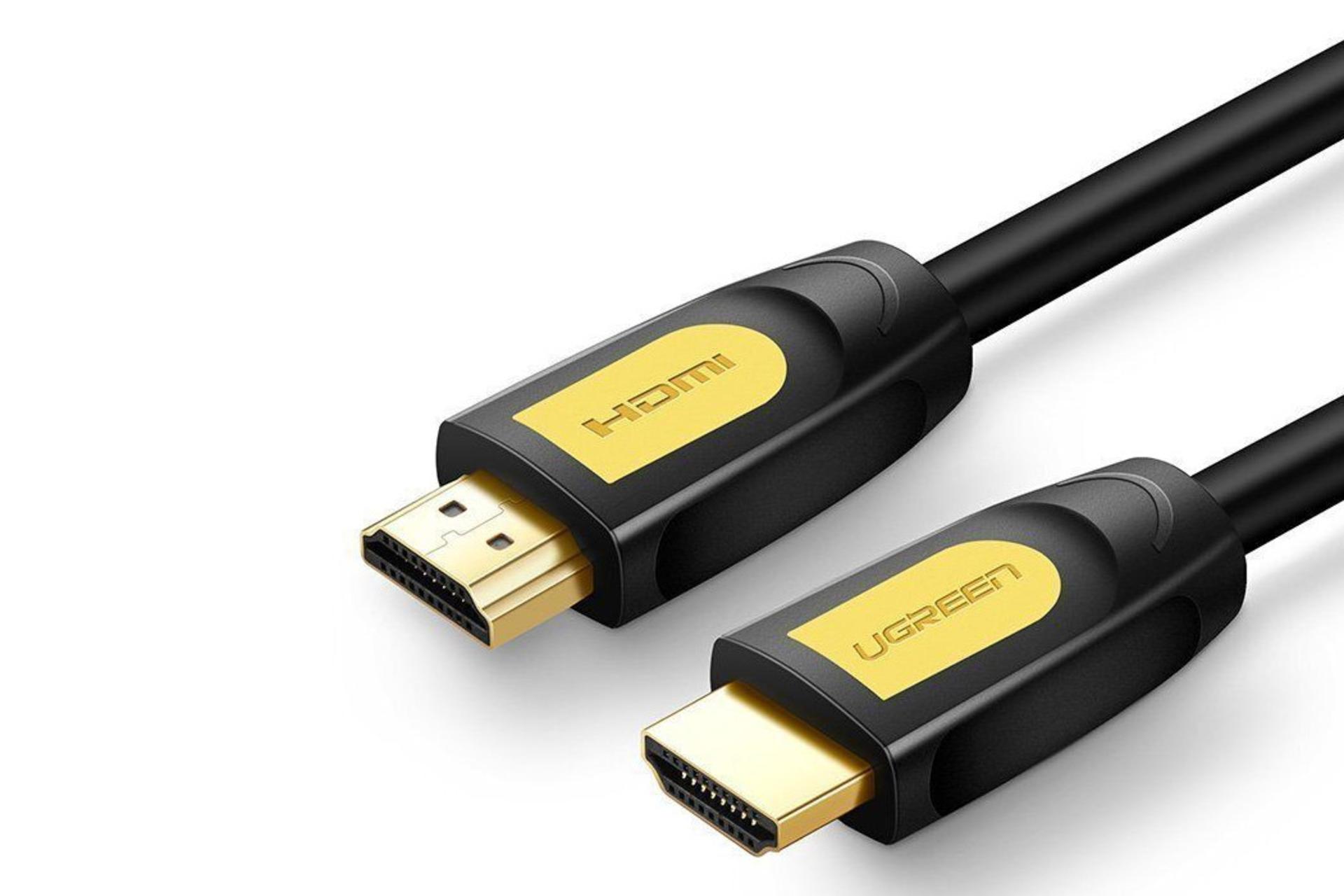 کانکتورهای کابل HDMI یوگرین Ugreen HD101 HDMI 2.0 4K 60Hz نسخه 2.0 زرد