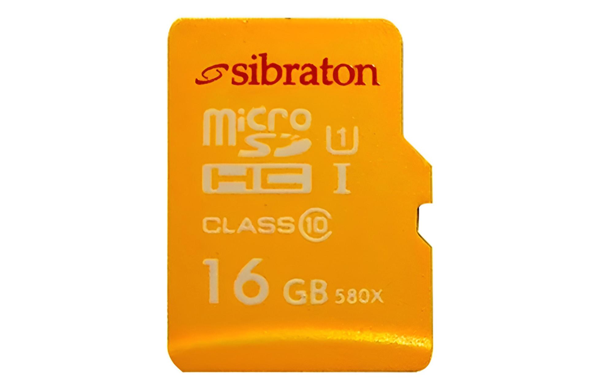 کارت حافظه سیبراتون Sibraton 580x microSDHC Class 10 UHS-I U1 16GB