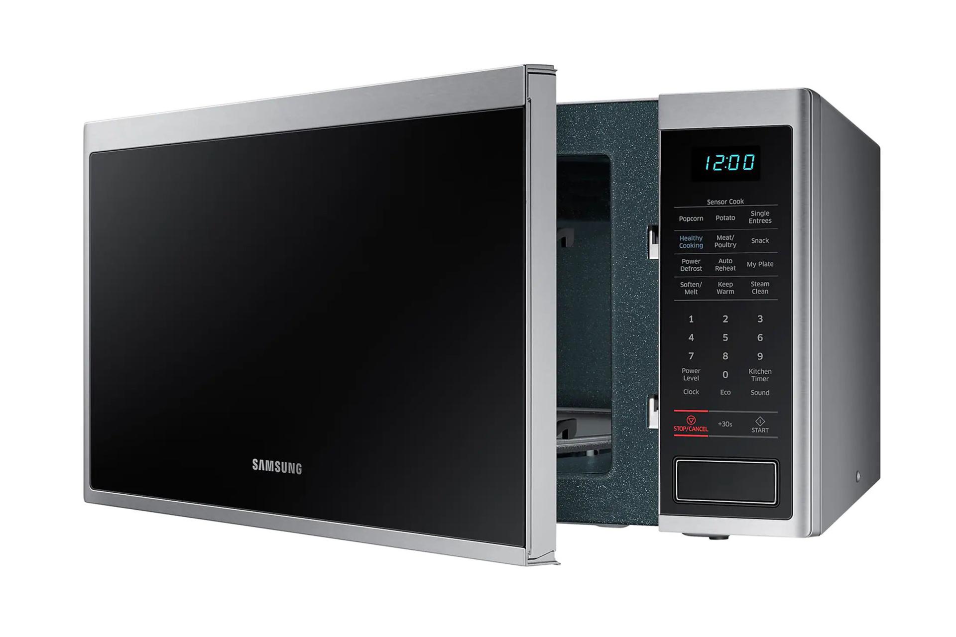 مایکروویو سامسونگ Samsung MS40J5133BT نمای راست درب باز شده