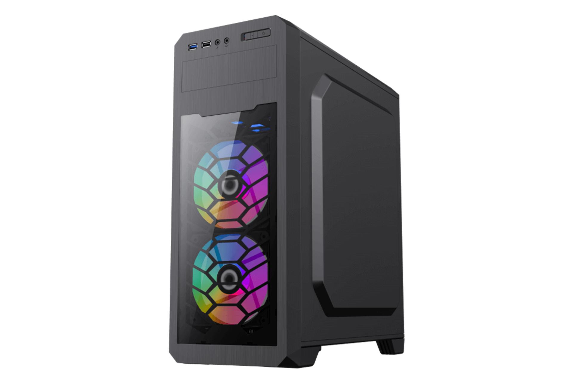 کیس کامپیوتر گیم مکس G563 نمای راست