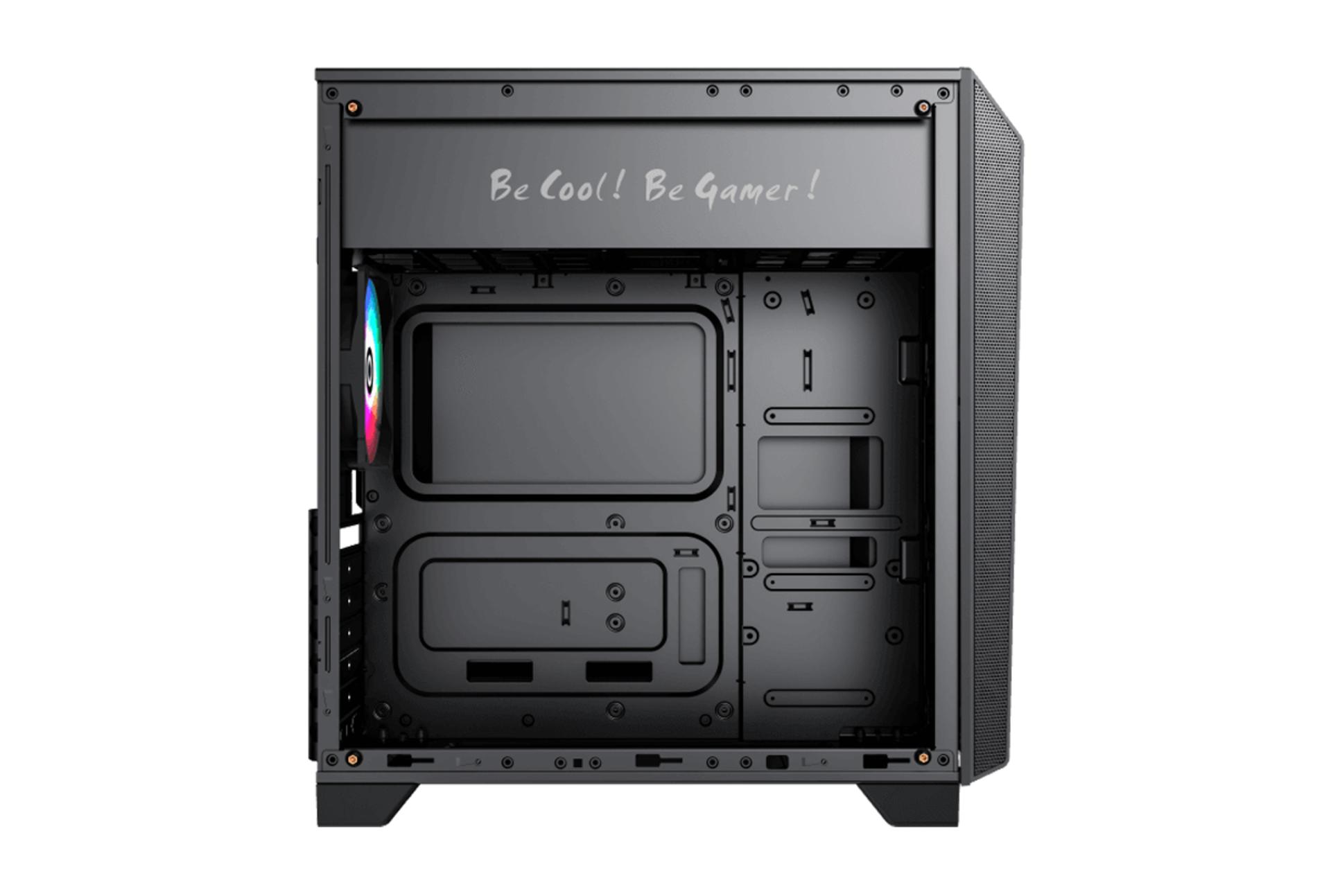 نمای کنار کیس کامپیوتر گیم مکس Nova N5