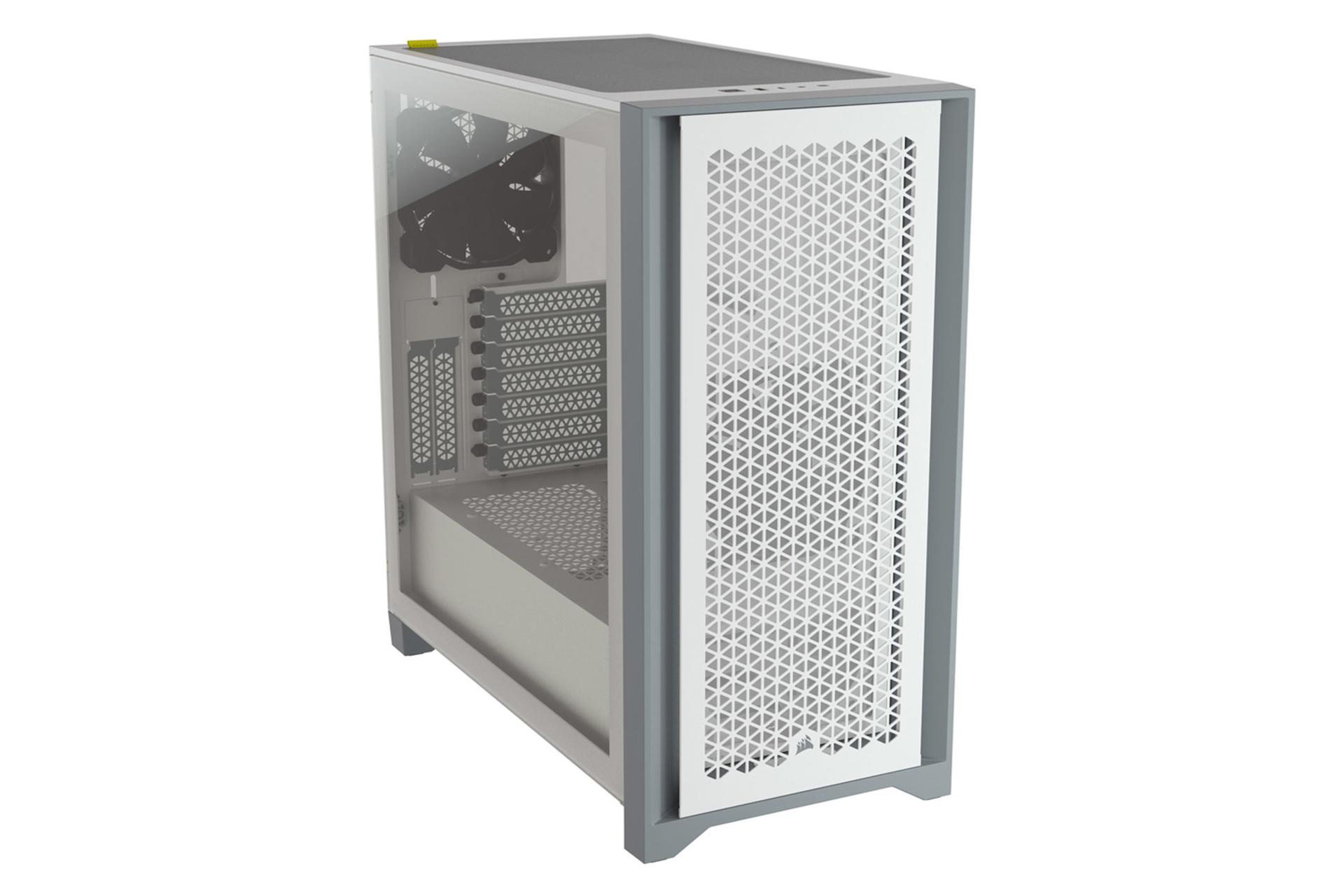 کیس کامپیوتر کورسیر 4000D AIRFLOW نمای سفید