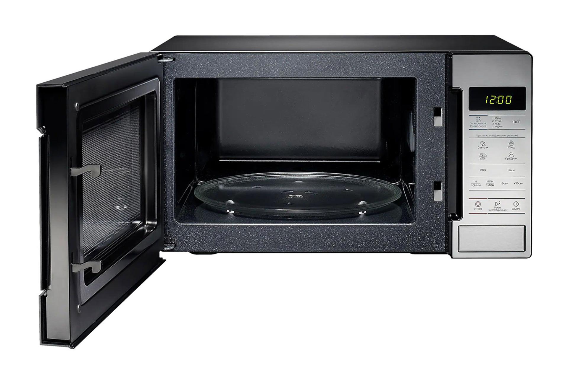 مایکروویو سامسونگ Samsung GE234STS درب باز نمای داخل