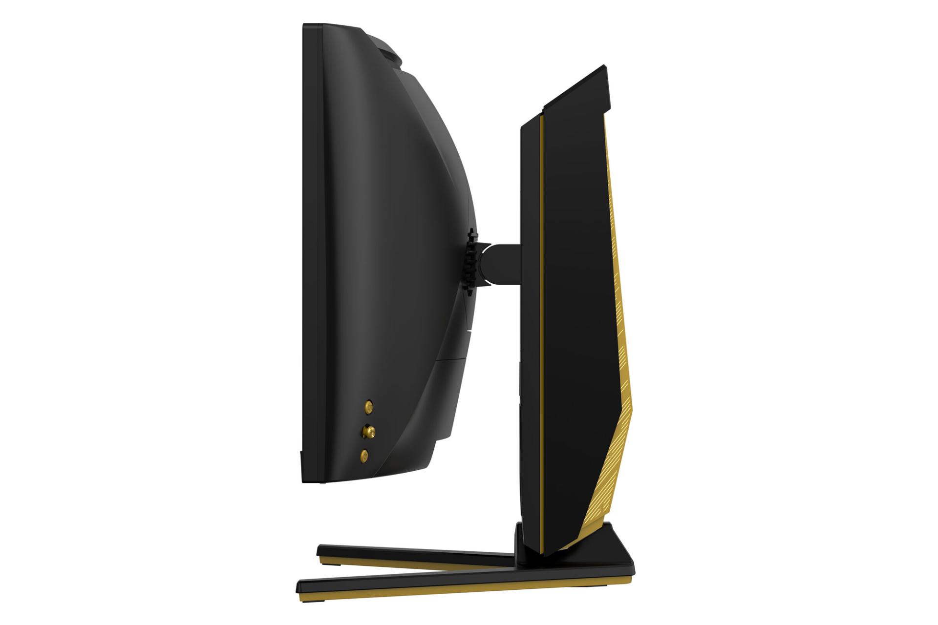 نمای کنار و ارتفاع مانیتور ام اس آی 34 اینچ مدل MEG 342C