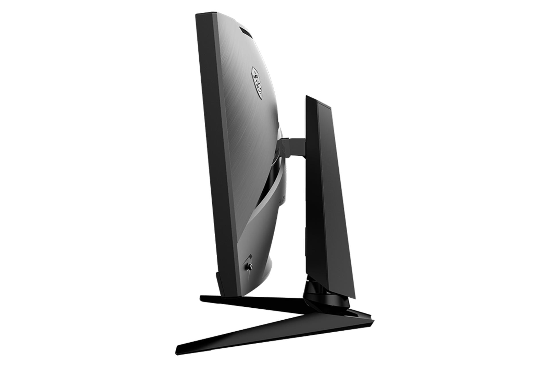 نمای کنار و ارتفاع مانیتور ام اس آی 38 اینچ مدل Optix MEG381CQR Plus