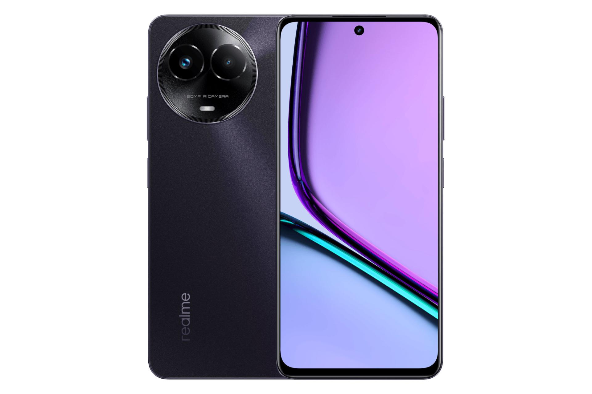 پنل جلو و پشت گوشی موبایل ریلمی Realme C67 بنفش تیره