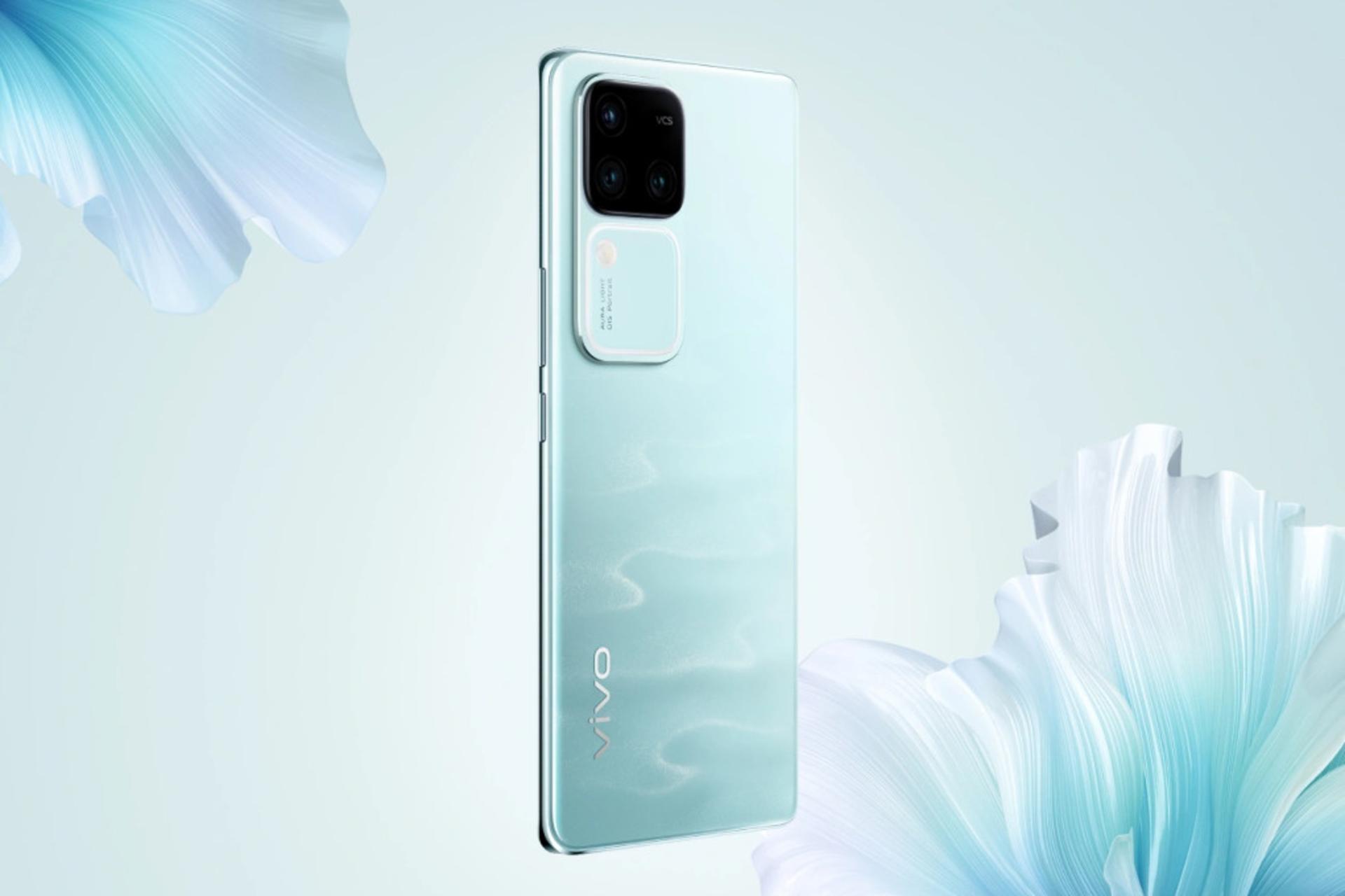 پنل پشت و چینش دوربین گوشی موبایل S18 پرو ویوو / vivo S18 Pro سبز