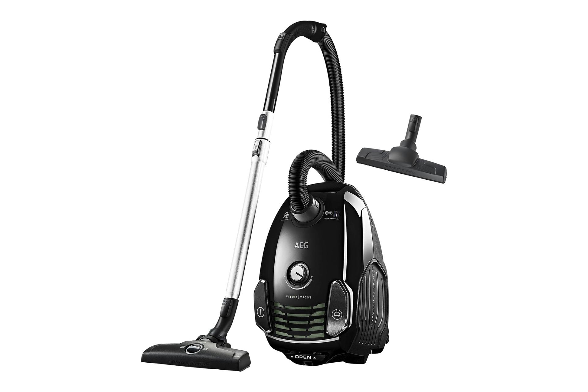 پارویی ها و نمای ایستاده جاروبرقی آ ا گ AEG VX6-2-OKOX