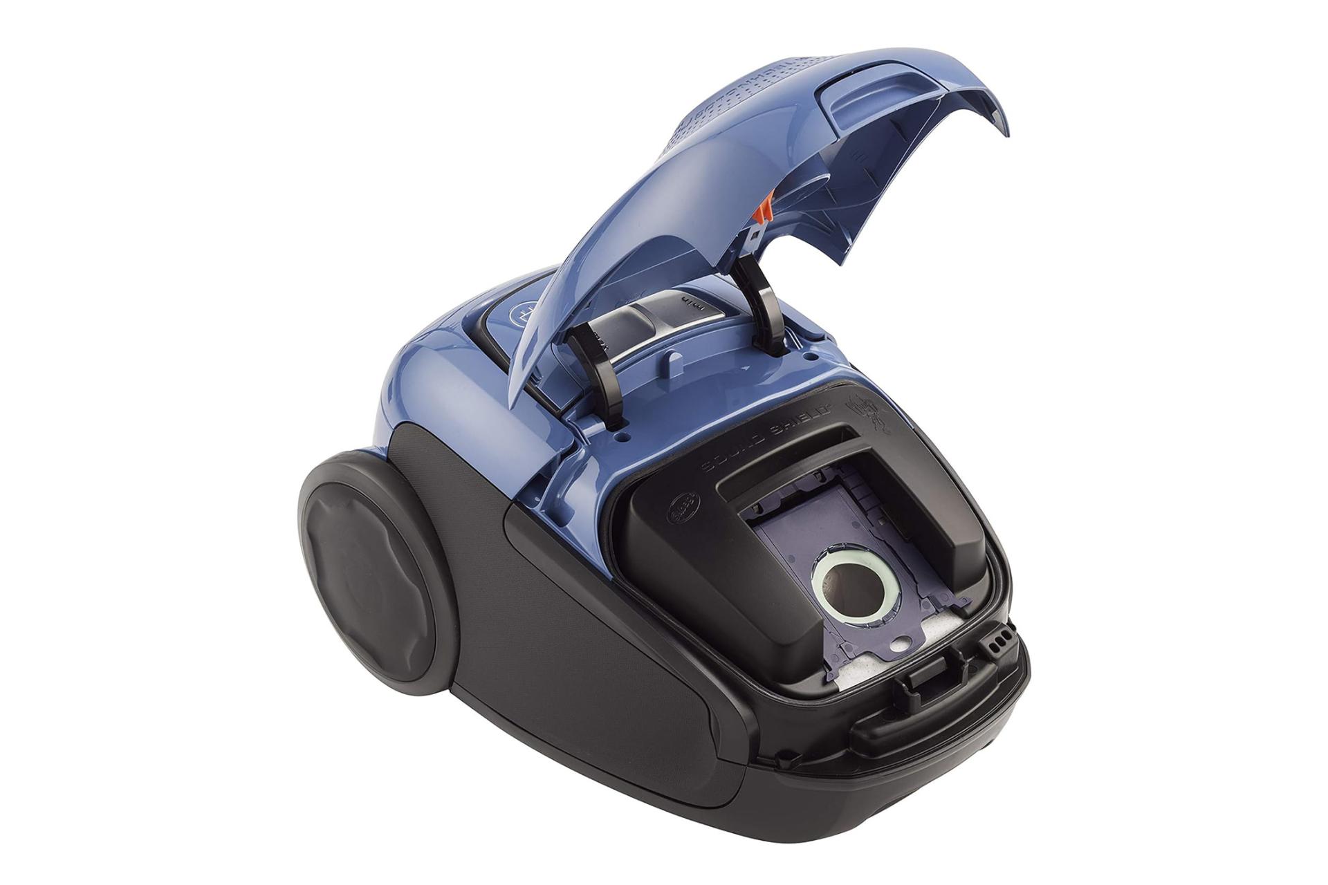 نمای داخل جاروبرقی آ ا گ AEG VX8-2-6SB و محل نصب کیسه