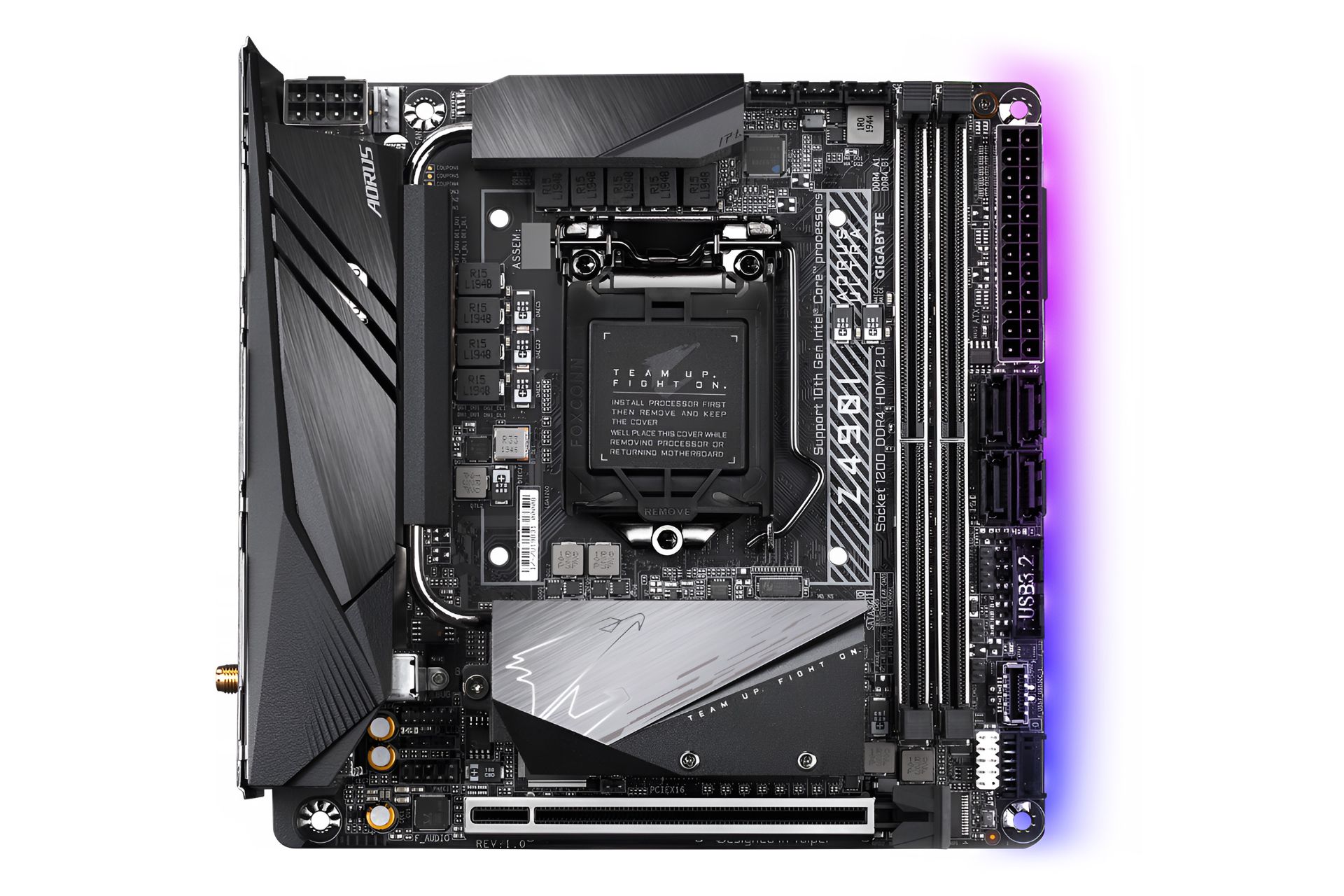 مادربرد گیگابایت GIGABYTE Z490I AORUS ULTRA (rev. 1.x)