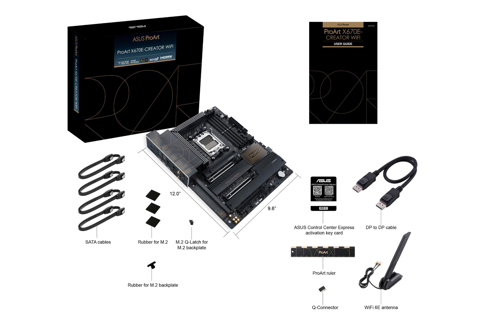 جعبه و اقلام همراه مادربرد ایسوس ASUS ProArt X670E-CREATOR WIFI