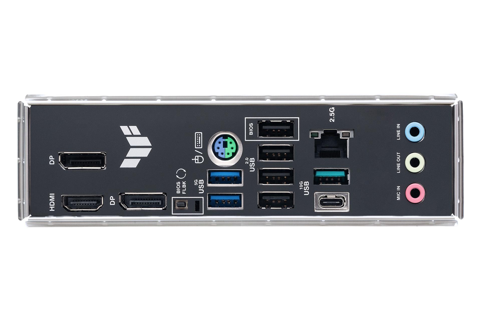 درگاه های مادربرد ایسوس ASUS TUF GAMING B650M-E