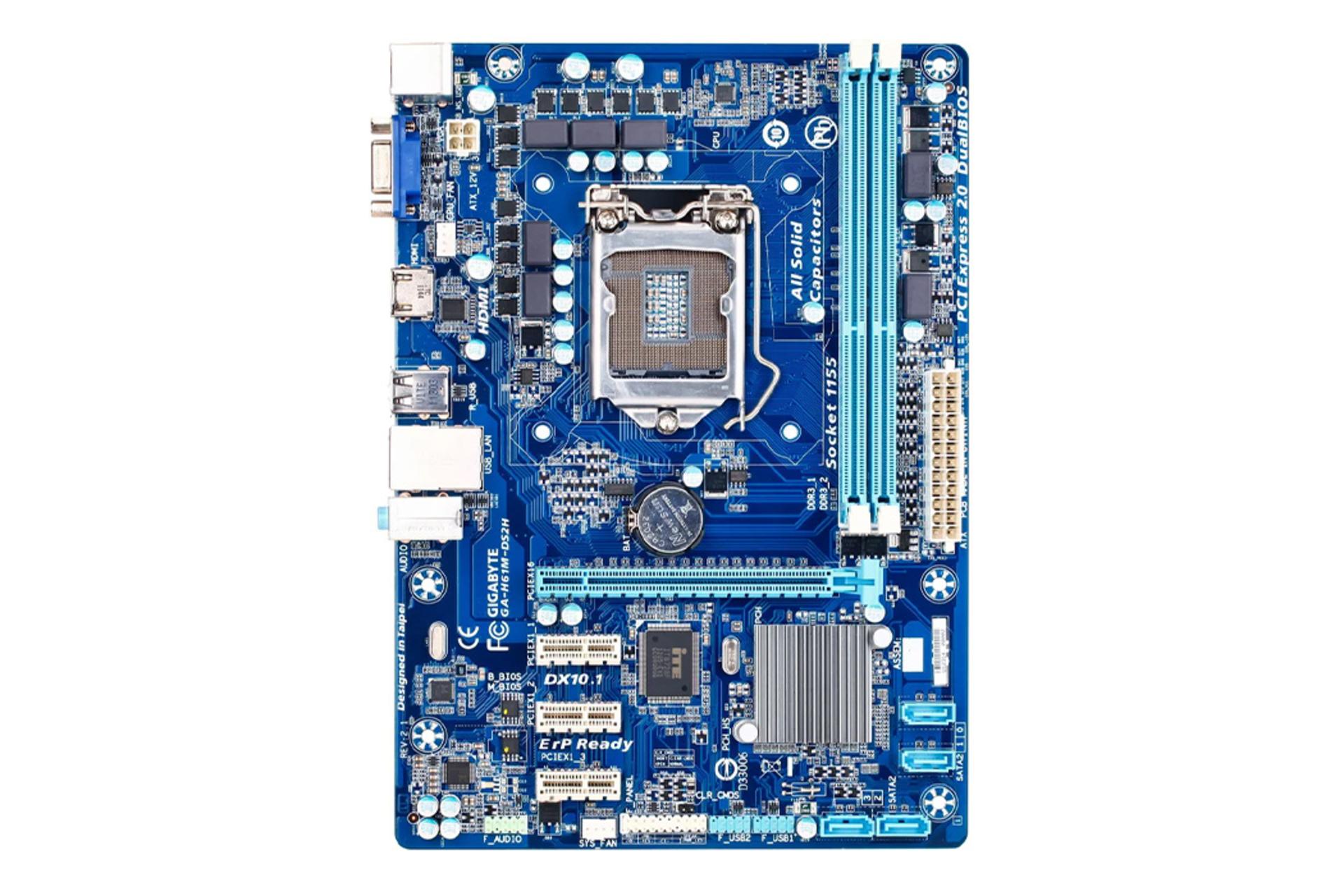 مادربرد گیگابایت GIGABYTE GA-H61M-DS2H (rev. 2.1)