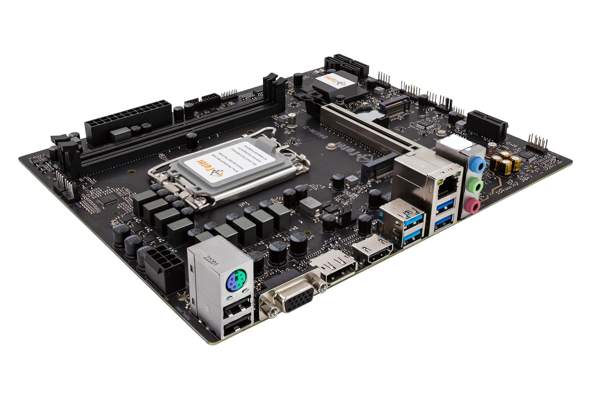 نمای کناری مادربرد فاطر FATER B660M-D DDR4