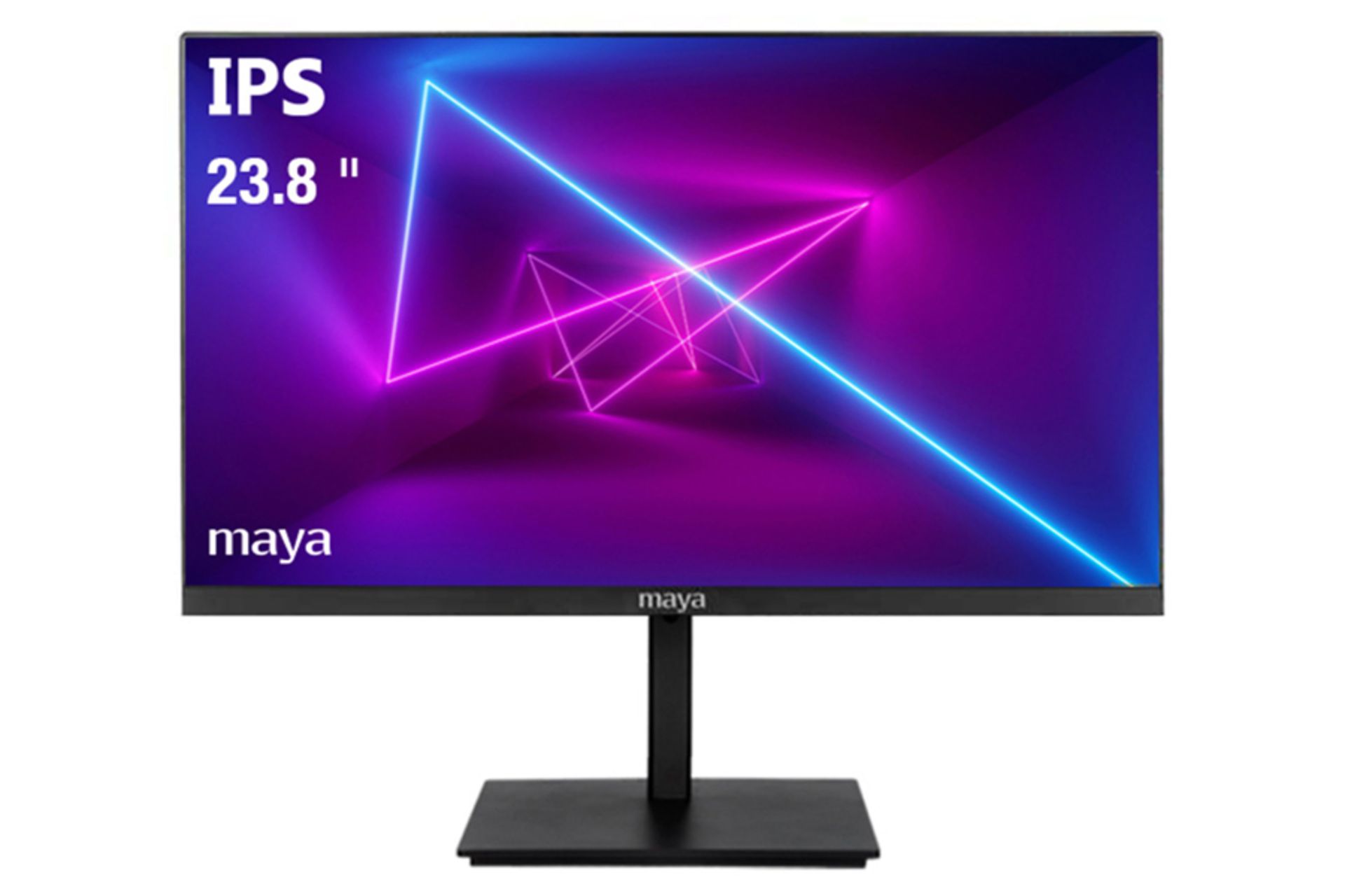نمای جلو و لوگوی مانیتور مایا 24 اینچ مدل MO24 Z
