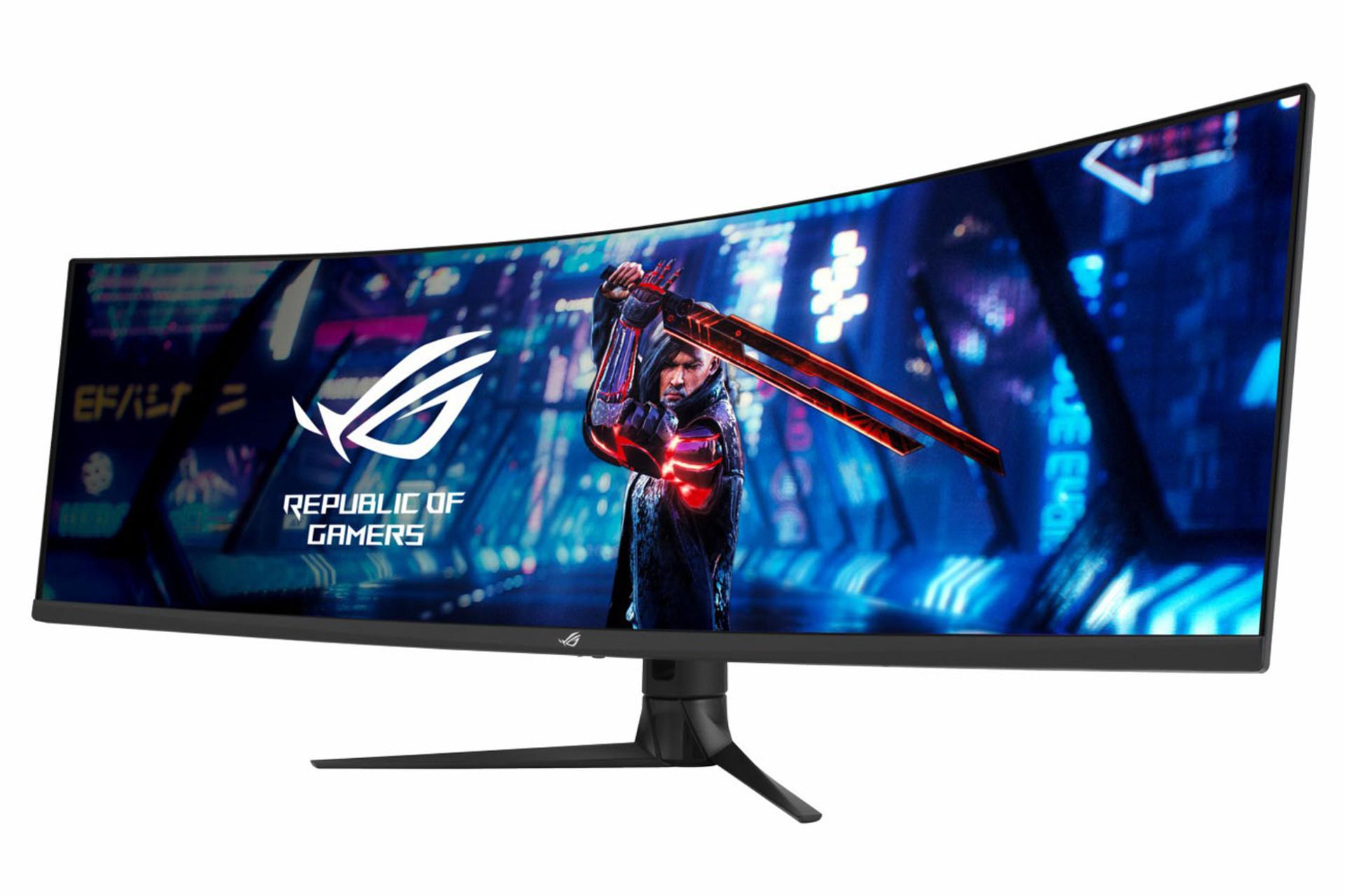 ابعاد و اندازه مانیتور ایسوس 49 اینچ مدل ROG Strix XG49WCR