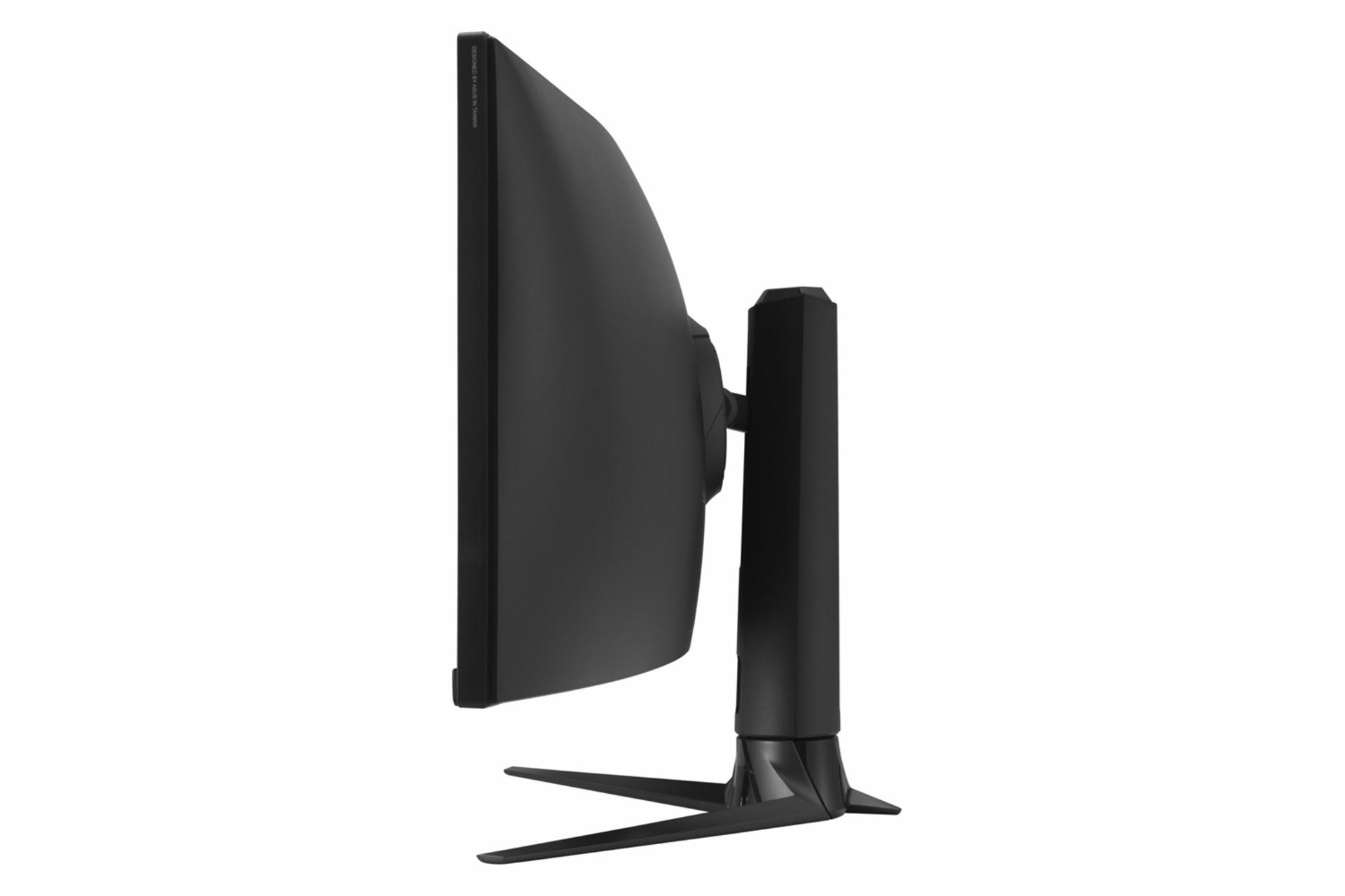 نمای کنار و ارتفاع مانیتور ایسوس 49 اینچ مدل ROG Strix XG49WCR