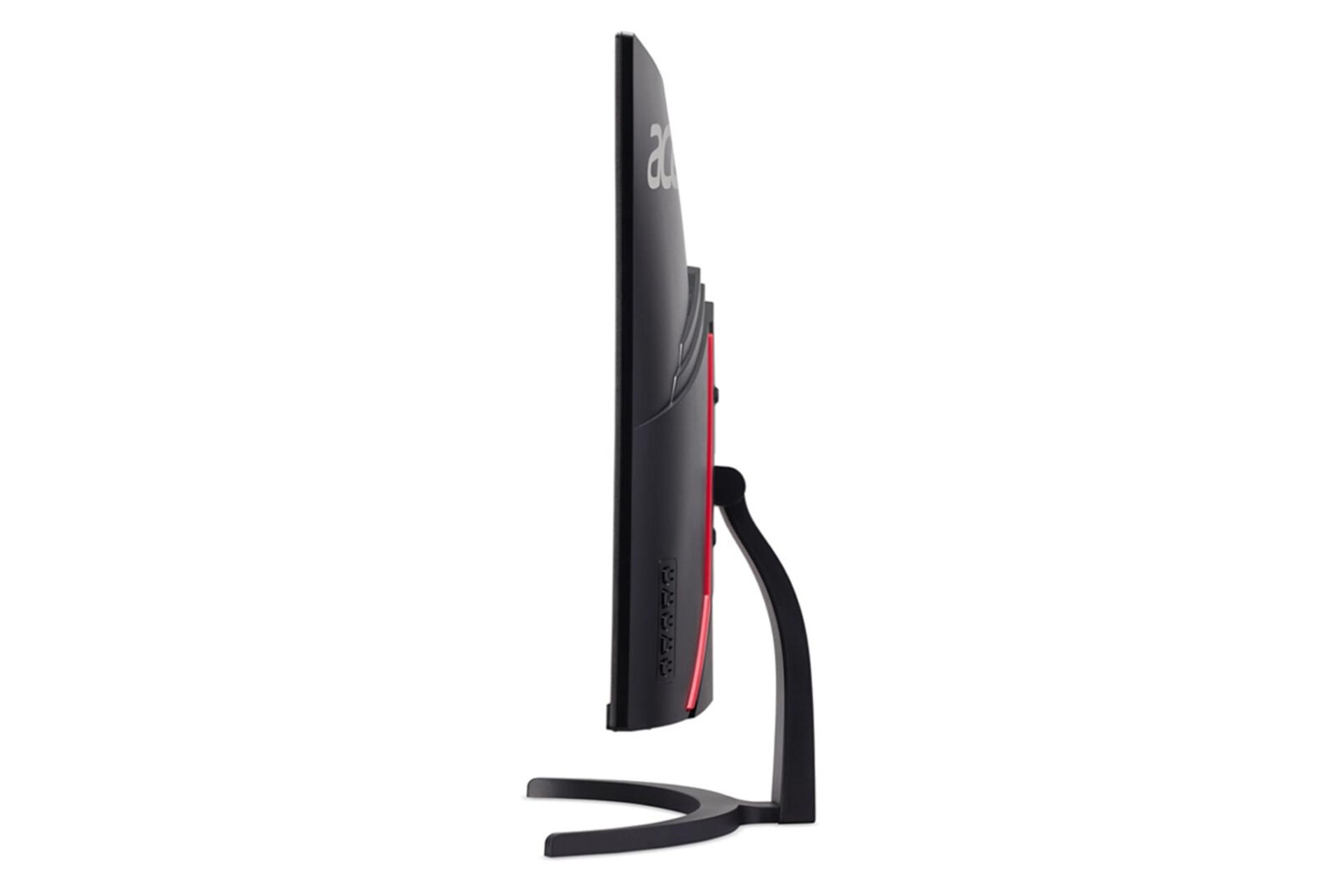 نمای کنار و ارتفاع مانیتور ایسر 32 اینچ مدل ED320Q Xbmiipx