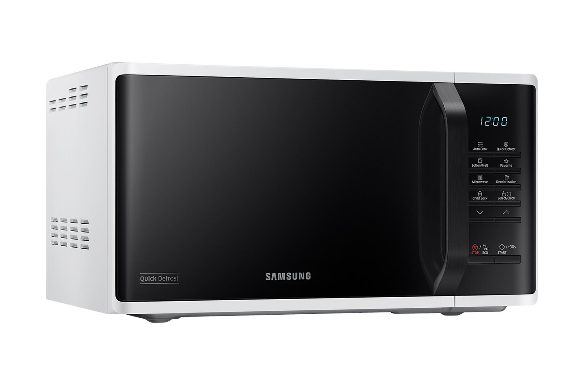 مایکروویو سامسونگ Samsung MS23K3513AW نمای چپ رنگ سفید
