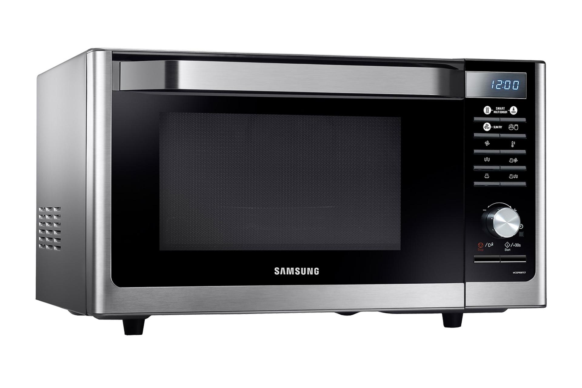 مایکروویو سامسونگ Samsung MINI-SAMI5 نمای چپ رنگ نقره ای