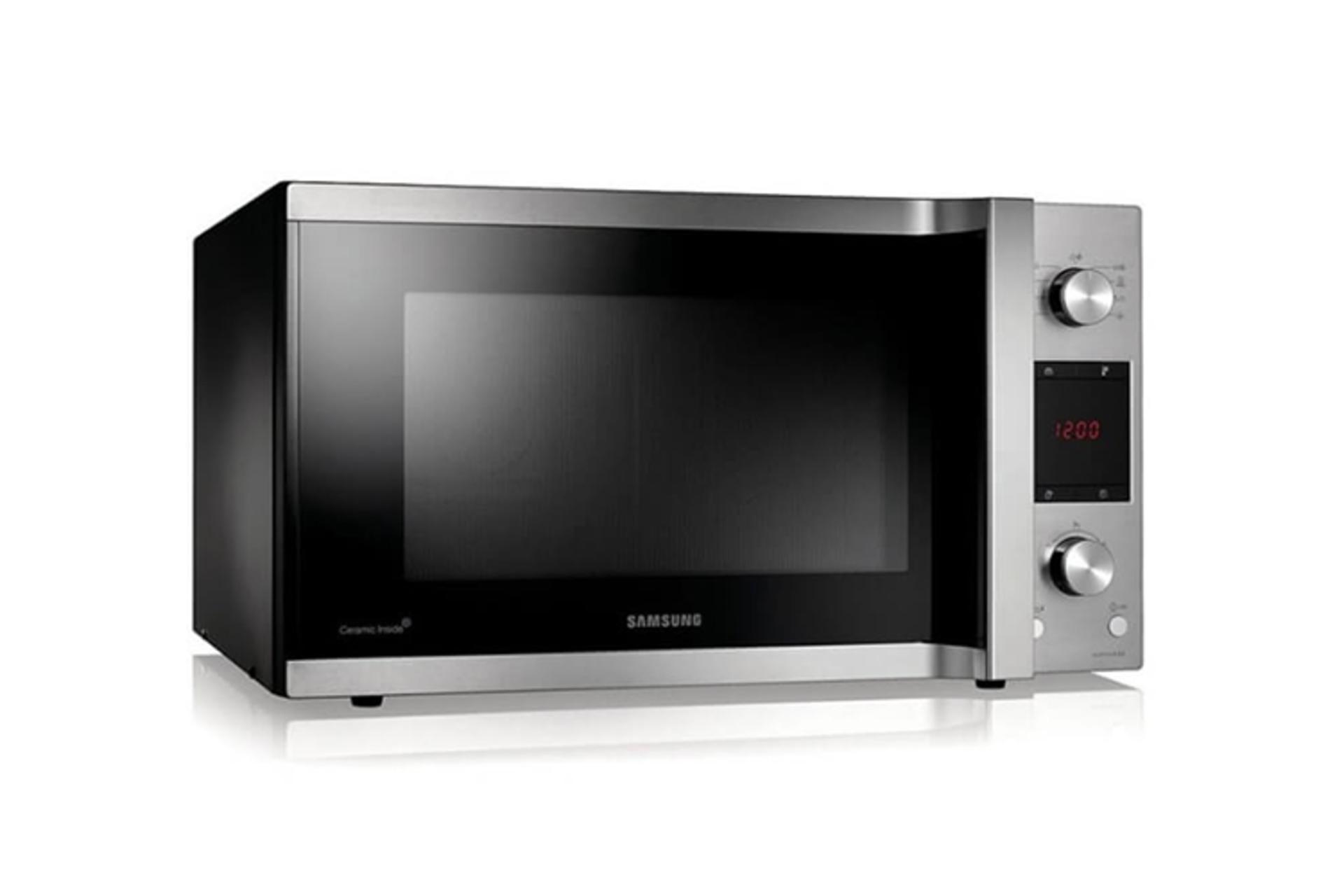 مرجع متخصصين ايران مايكروويو سامسونگ Samsung CE453STS نماي راست رنگ نقره اي