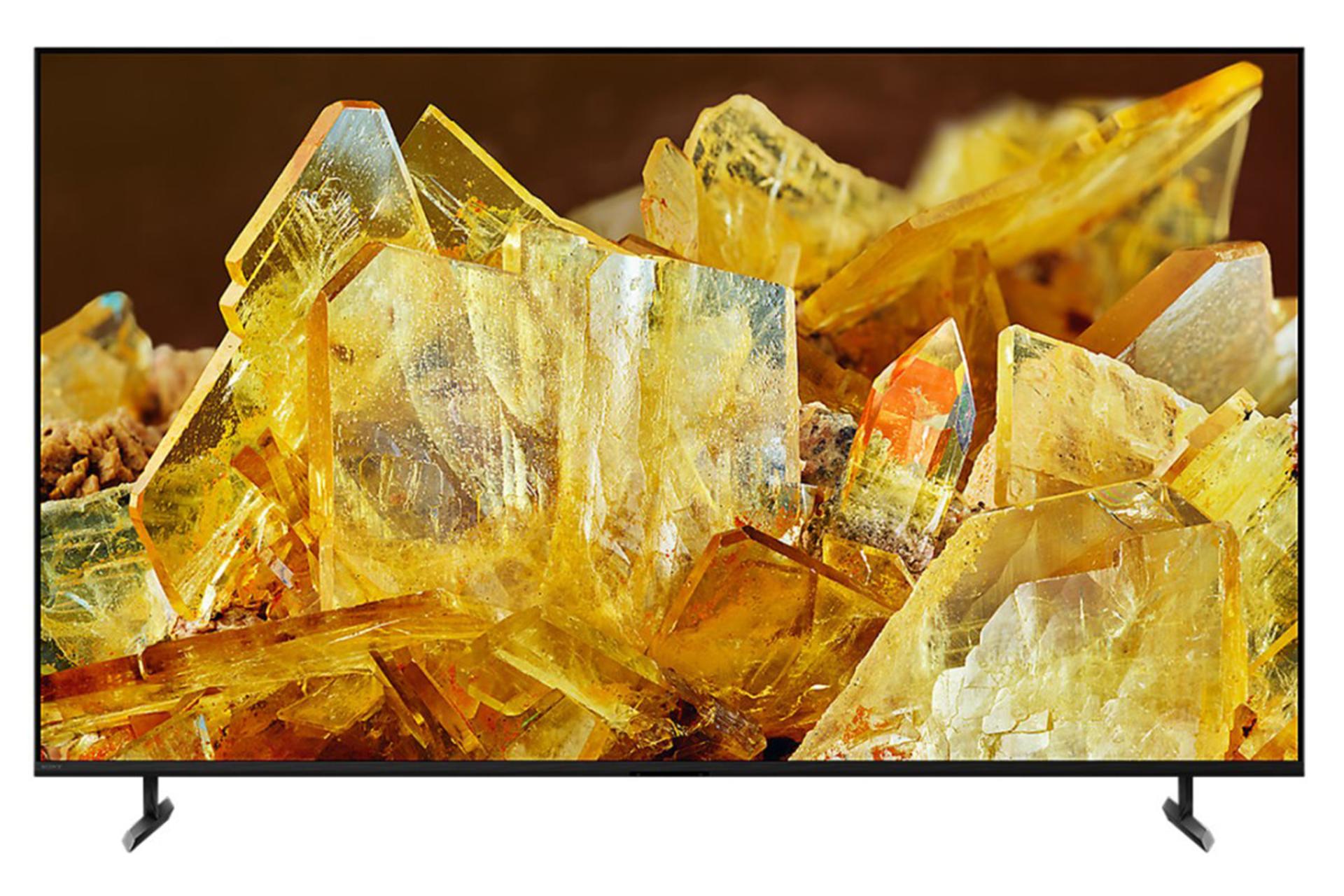 مرجع متخصصين ايران تلويزيون سوني Sony KD-55X90L نماي جلو صفحه نمايش روشن