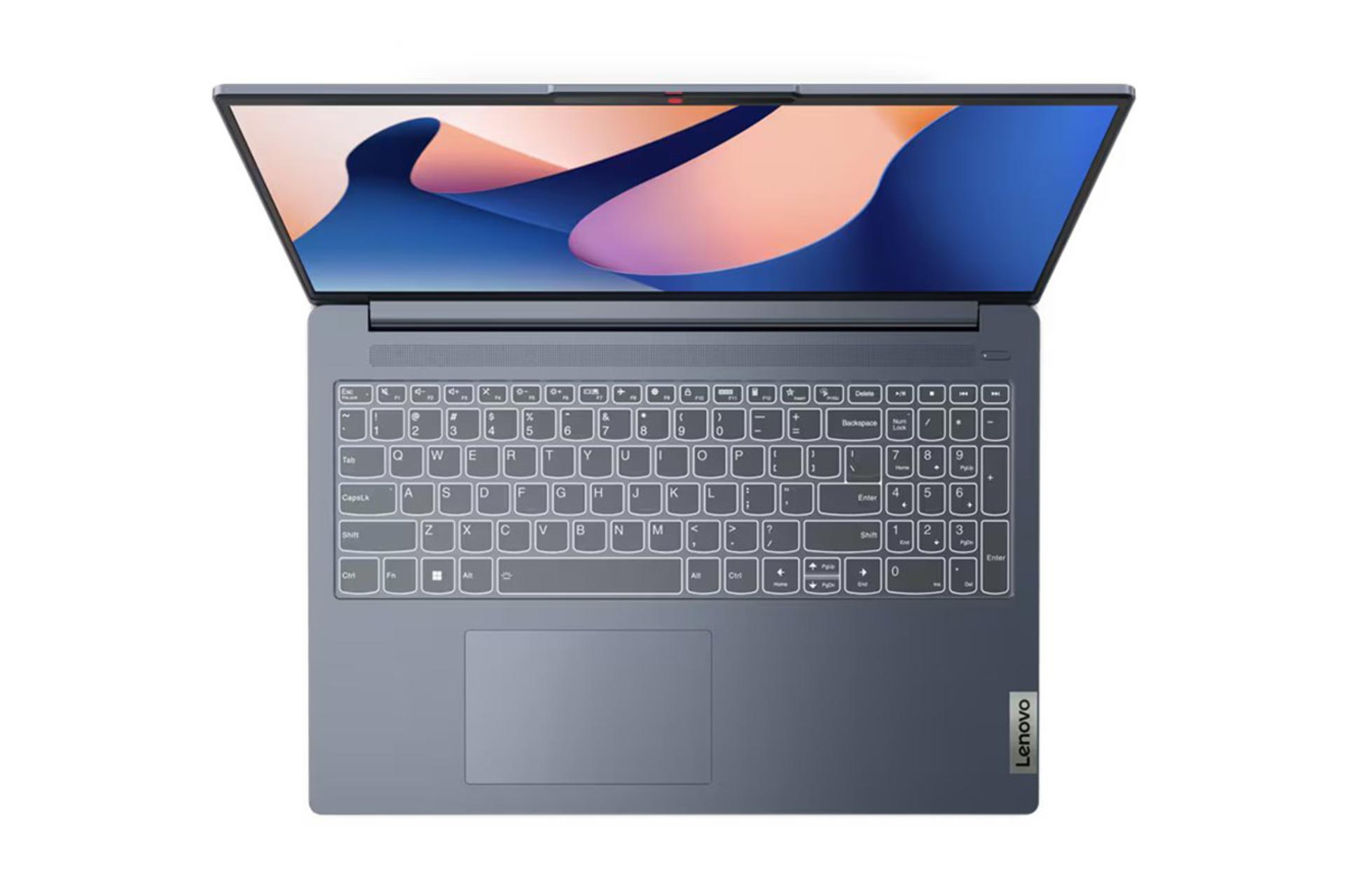 مرجع متخصصين ايران لپ تاپ لنوو Lenovo IdeaPad Slim 5 16IRL8 نماي بالا كيبورد