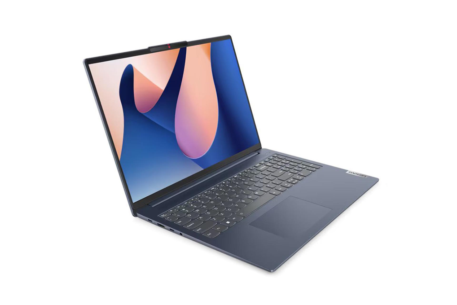 مرجع متخصصين ايران لپ تاپ لنوو Lenovo IdeaPad Slim 5 16IRL8 نماي چپ صفحه نمايش روشن