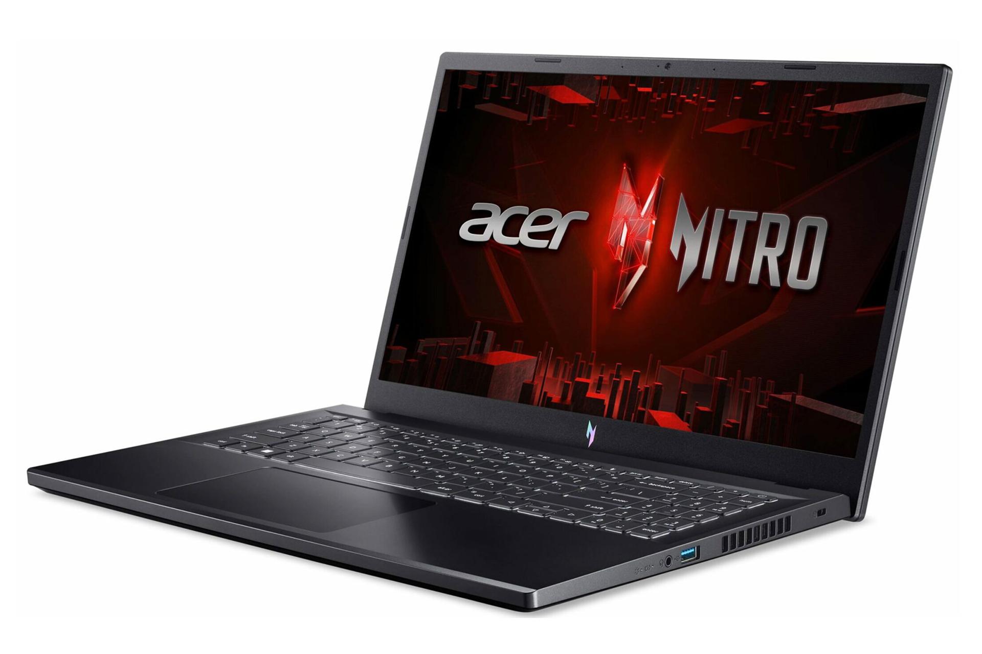 لپ تاپ ایسر Acer Nitro V 15 نمای راست درگاه ها