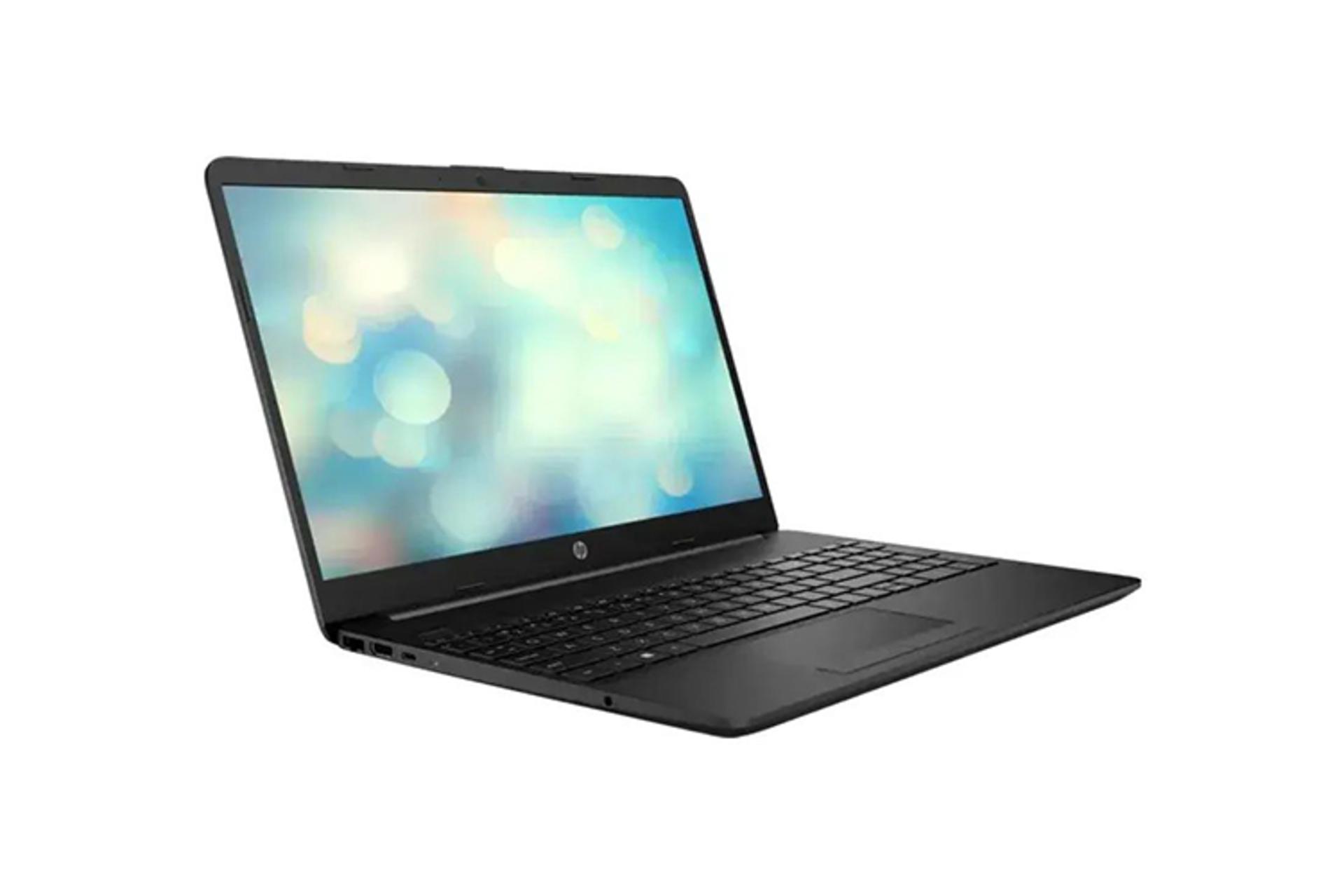 لپ تاپ اچ پی HP 15-dw4002nia نمای چپ صفحه نمایش روشن
