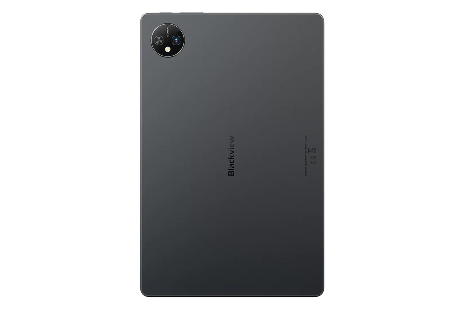پنل پشت تبلت تب 10 وای فای بلک ویو و نمایش لوگو و دوربین اصلی رنگ خاکستری